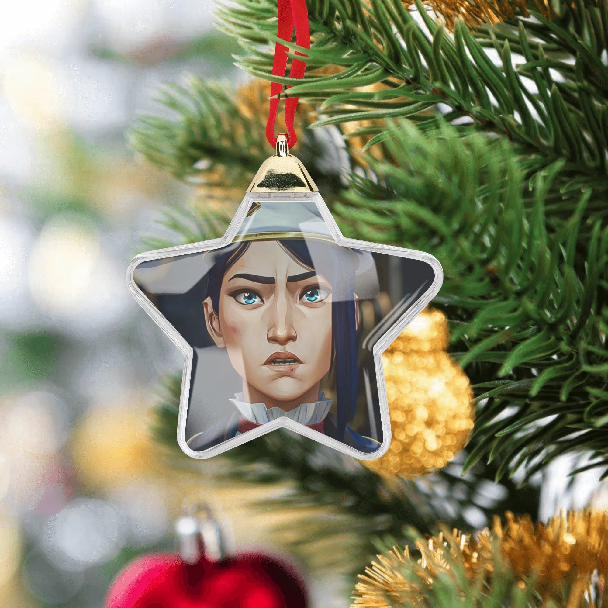 Arcane Caitlyn Kiramman Christmas Ornament Tree Hanging Decorations