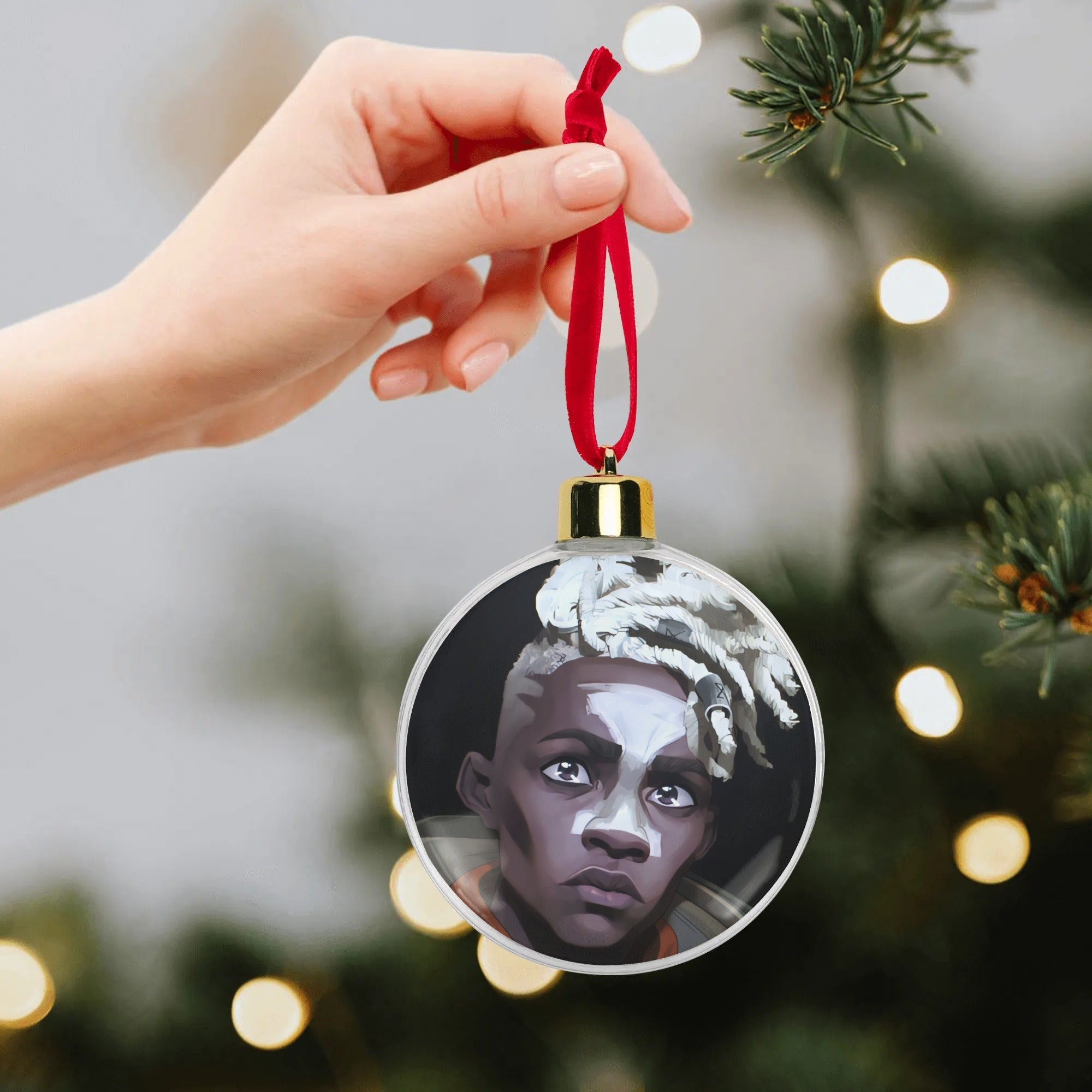 Arcane Firelight Leader Ekko Christmas Ornament Tree Hanging Decorations