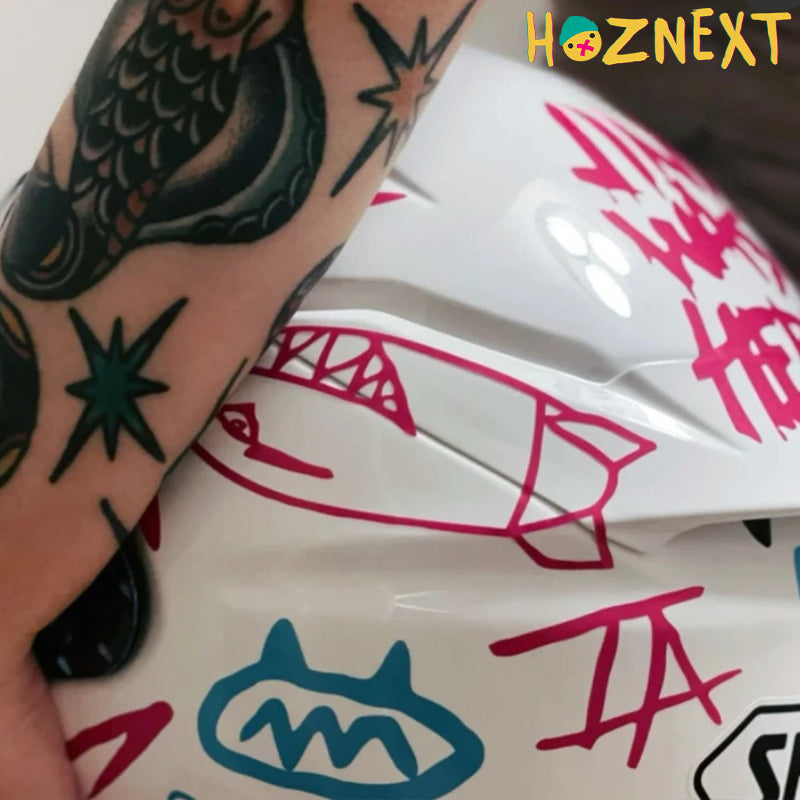 Arcane Jinx Creative Sticker Pack Pink & Blue