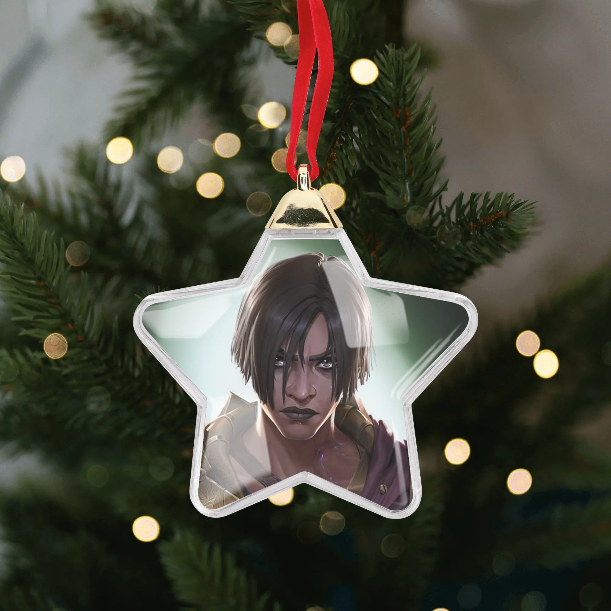 Arcane Sevika Christmas Ornament Tree Hanging Decorations