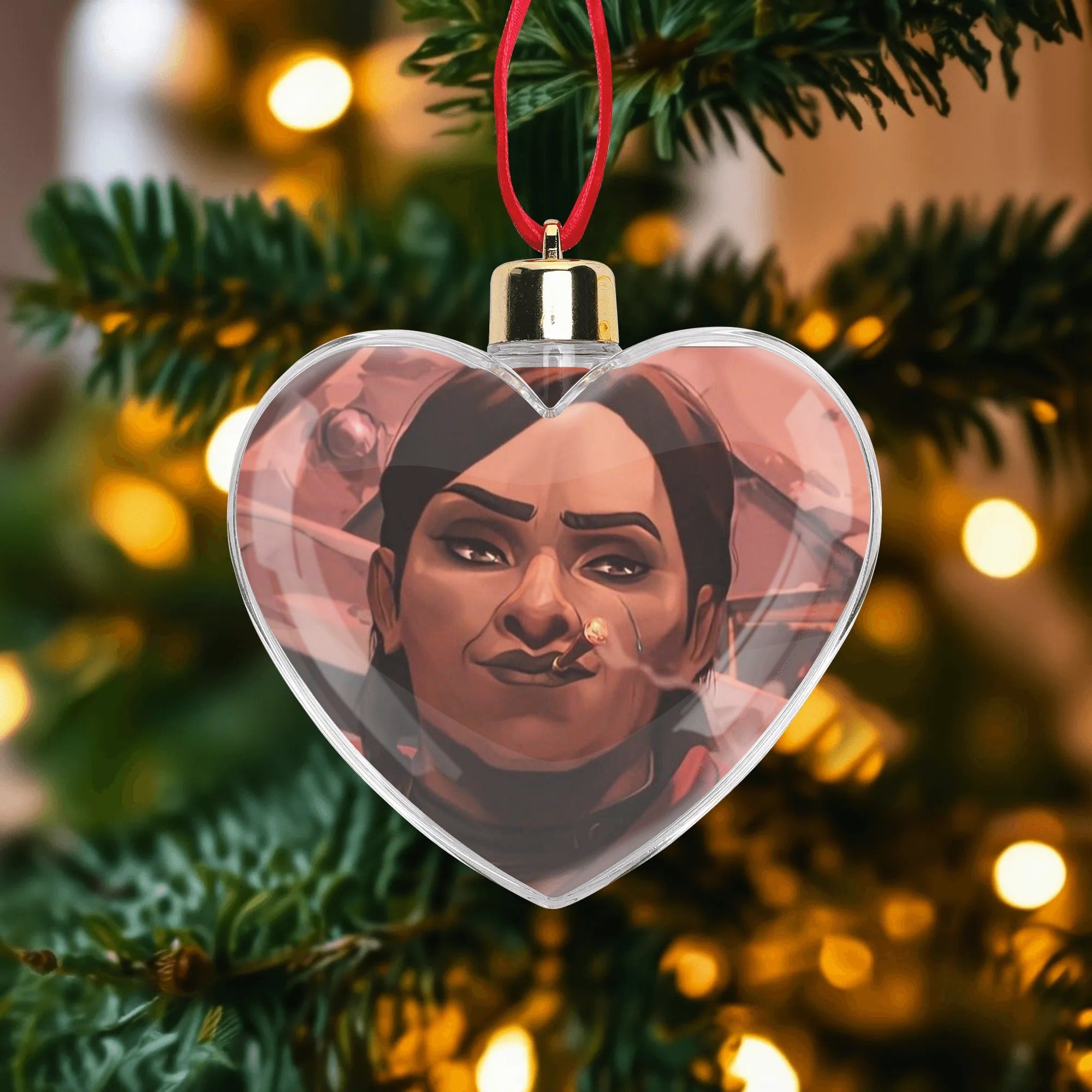 Arcane savage Sevika Christmas Ornament Tree Hanging Decorations