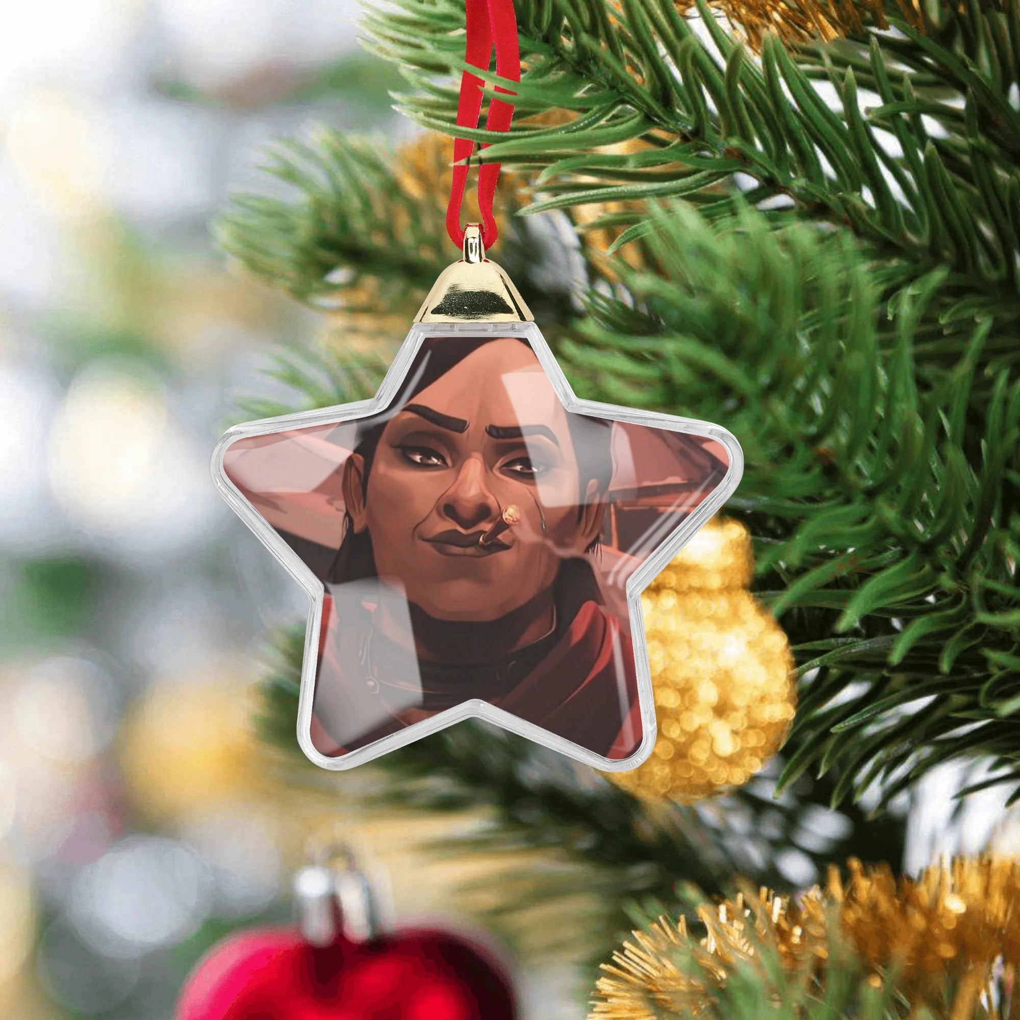 Arcane savage Sevika Christmas Ornament Tree Hanging Decorations