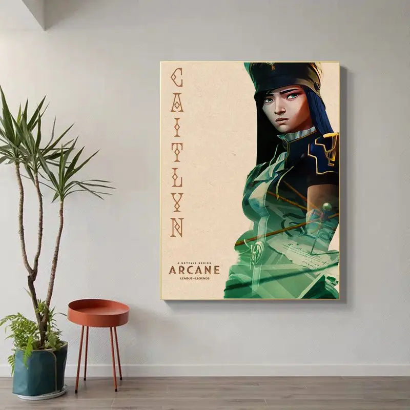 Arcane Custom Jinx, Vi, Caitlyn Posters
