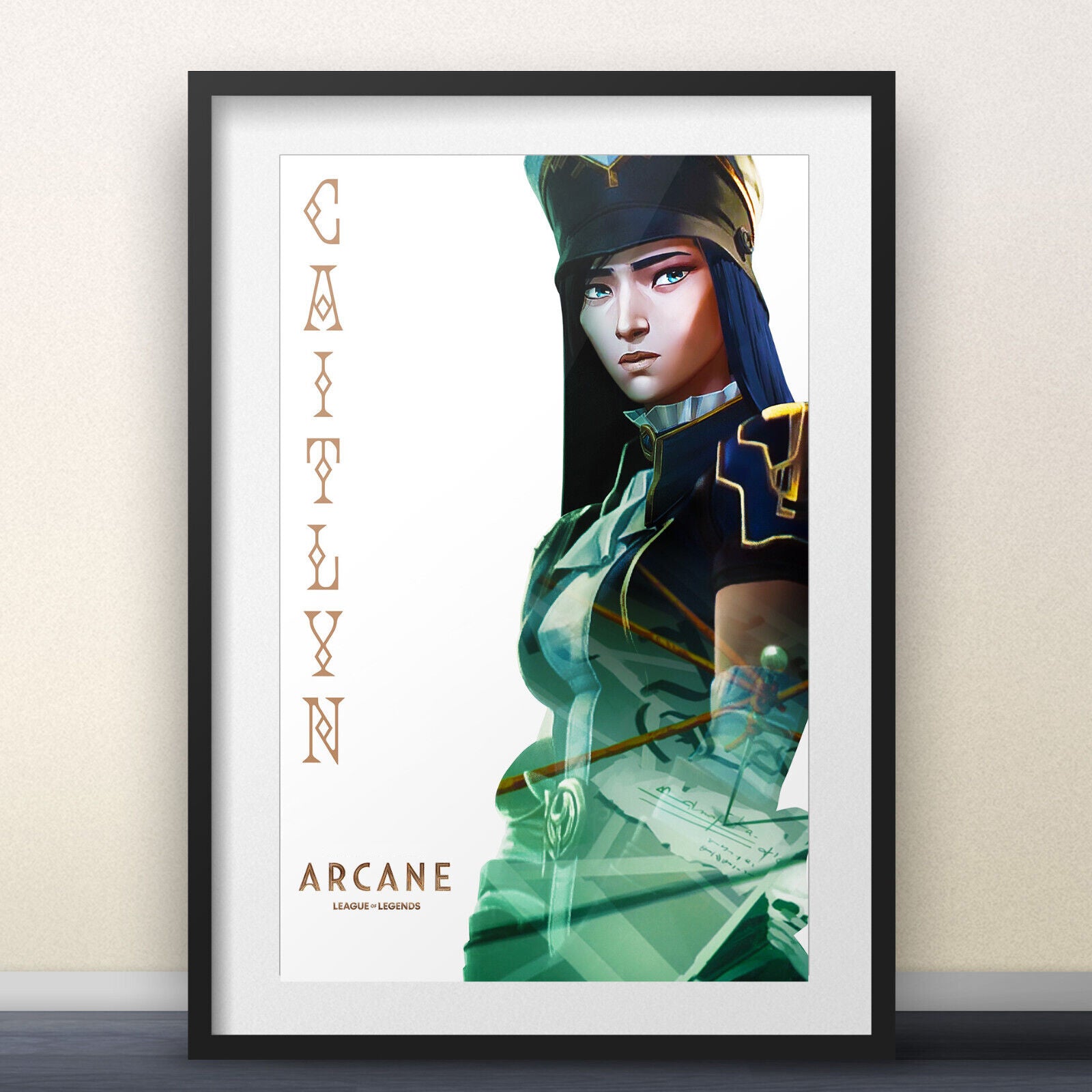 Arcane Custom Jinx, Vi, Caitlyn Posters