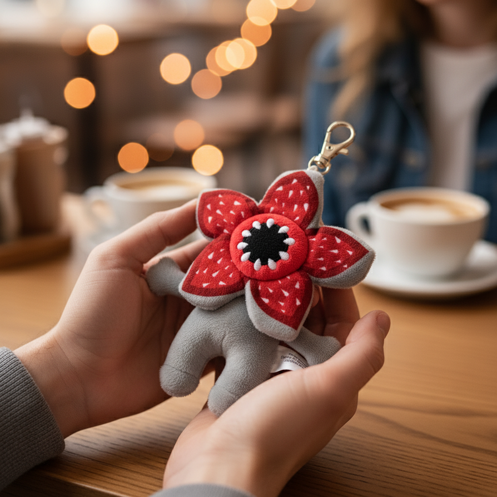 Demogorgon Stuffed Doll - Stranger Things Demogorgon Plush Keychain