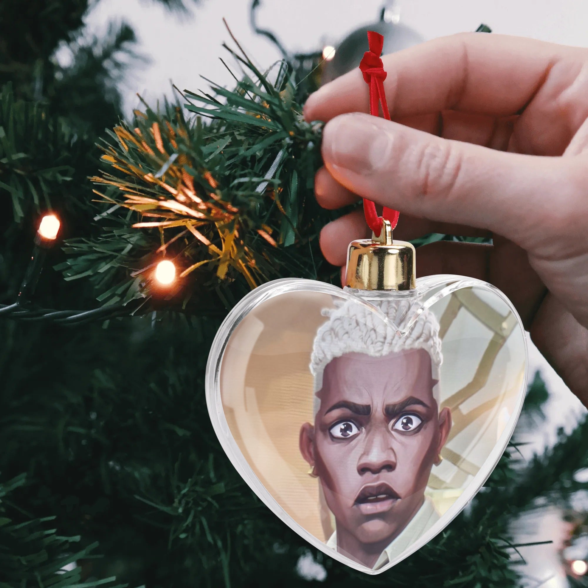 Ekko Arcane Alternate Universe Christmas Ornament Tree Hanging Decorations