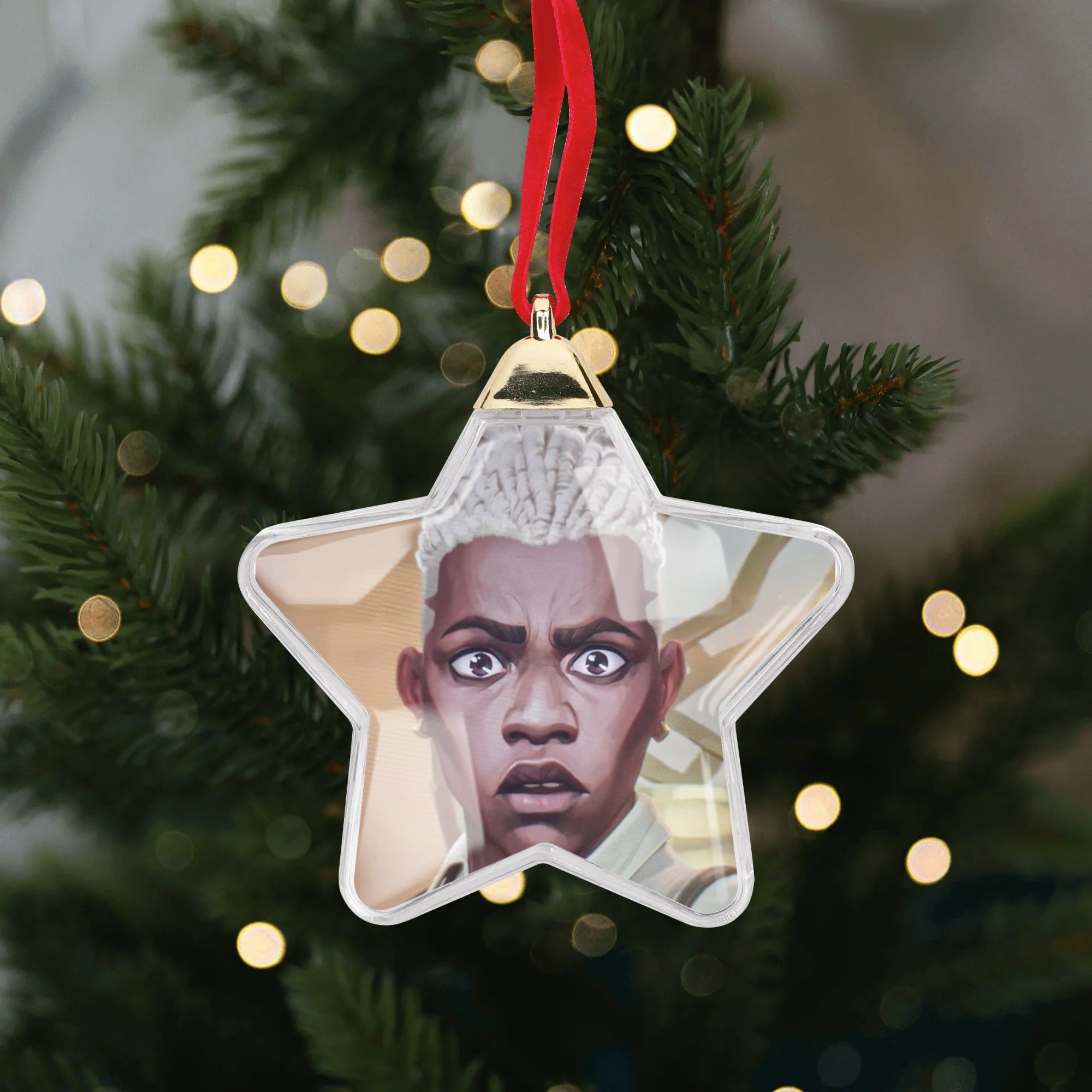 Ekko Arcane Alternate Universe Christmas Ornament Tree Hanging Decorations