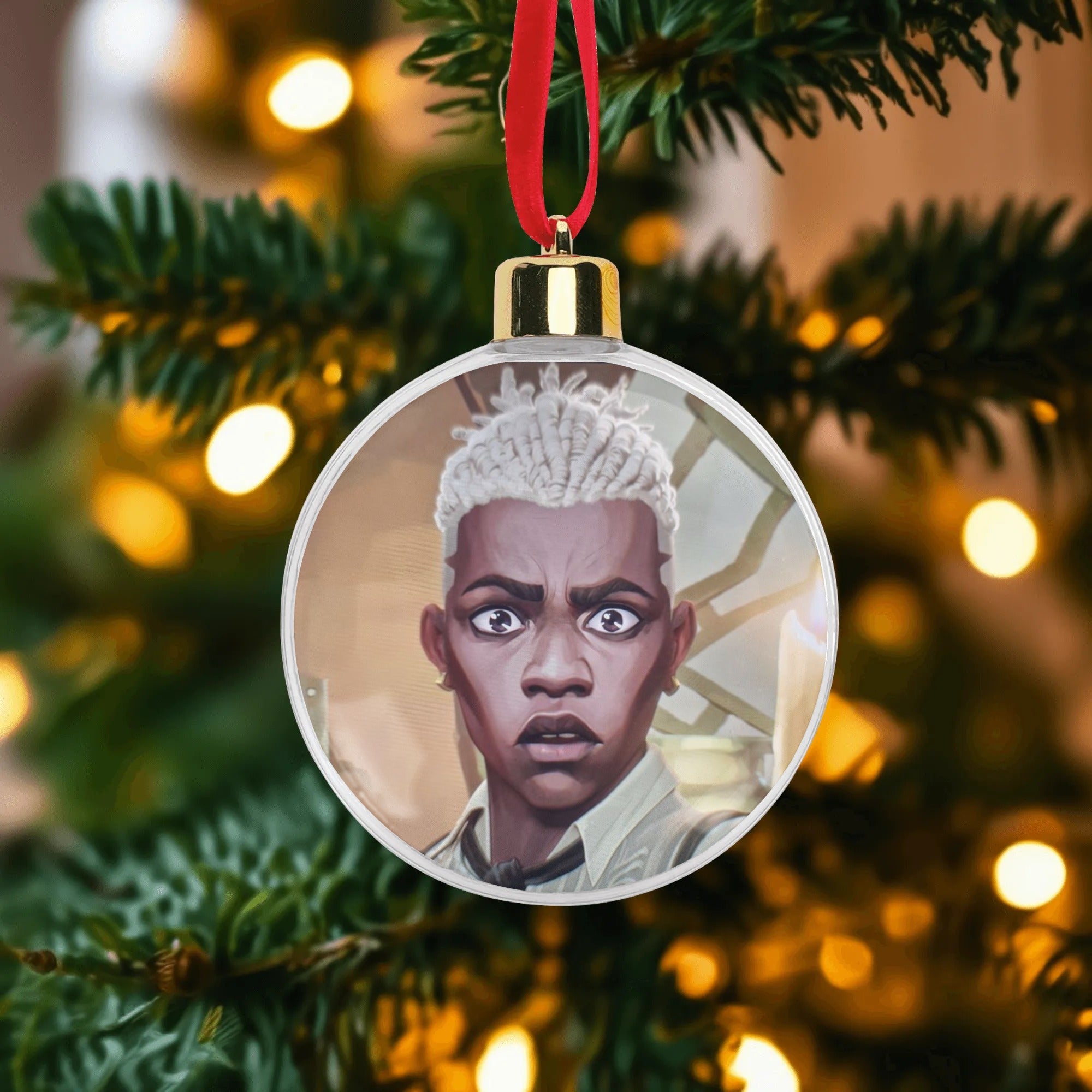 Ekko Arcane Alternate Universe Christmas Ornament Tree Hanging Decorations