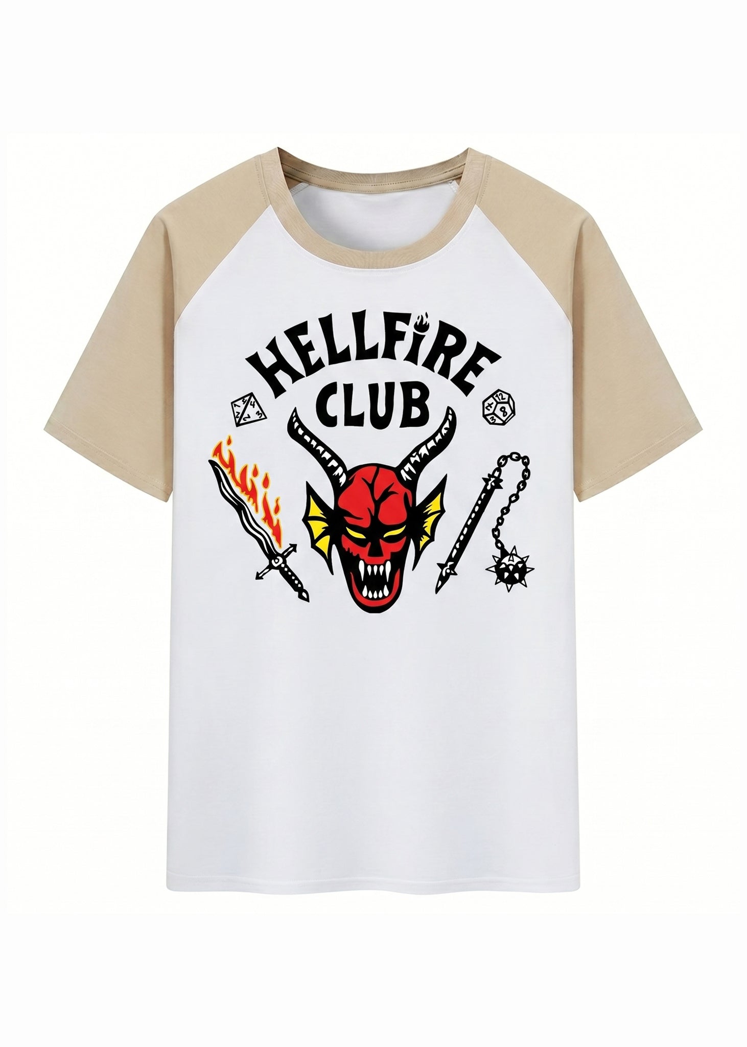 Hellfire Club Eddie Munson Inspired Stranger Things Baseball Kids T-Shirt