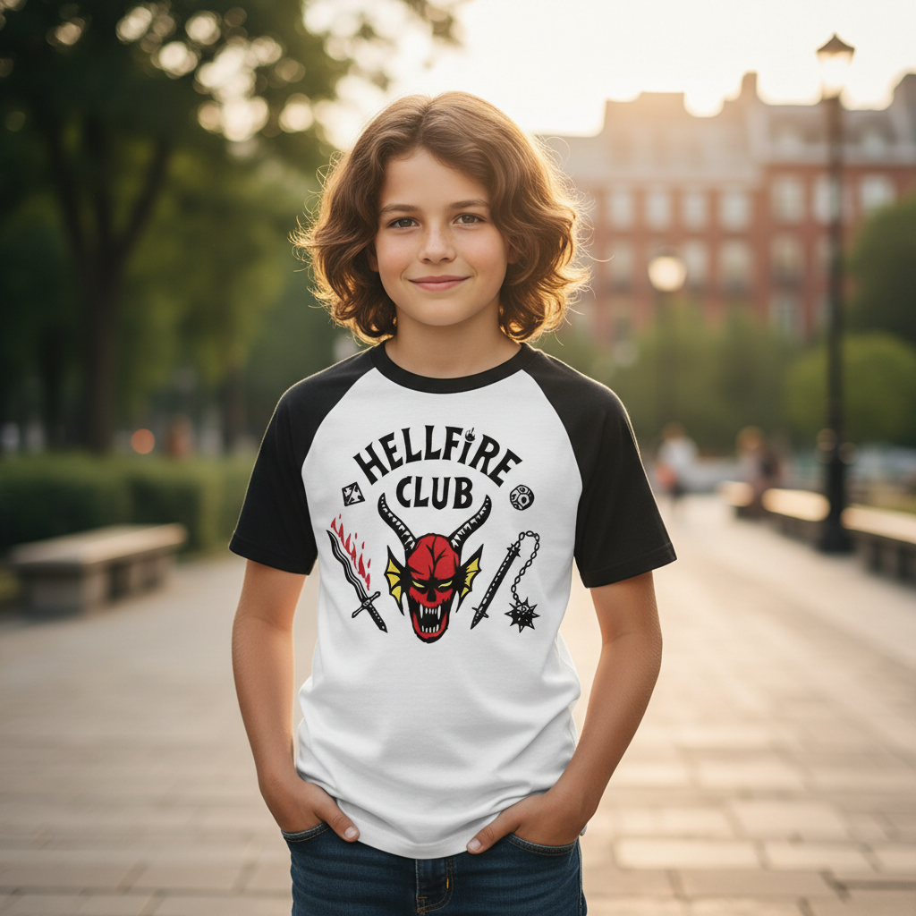 Hellfire Club Eddie Inspired Stranger Things T-Shirt