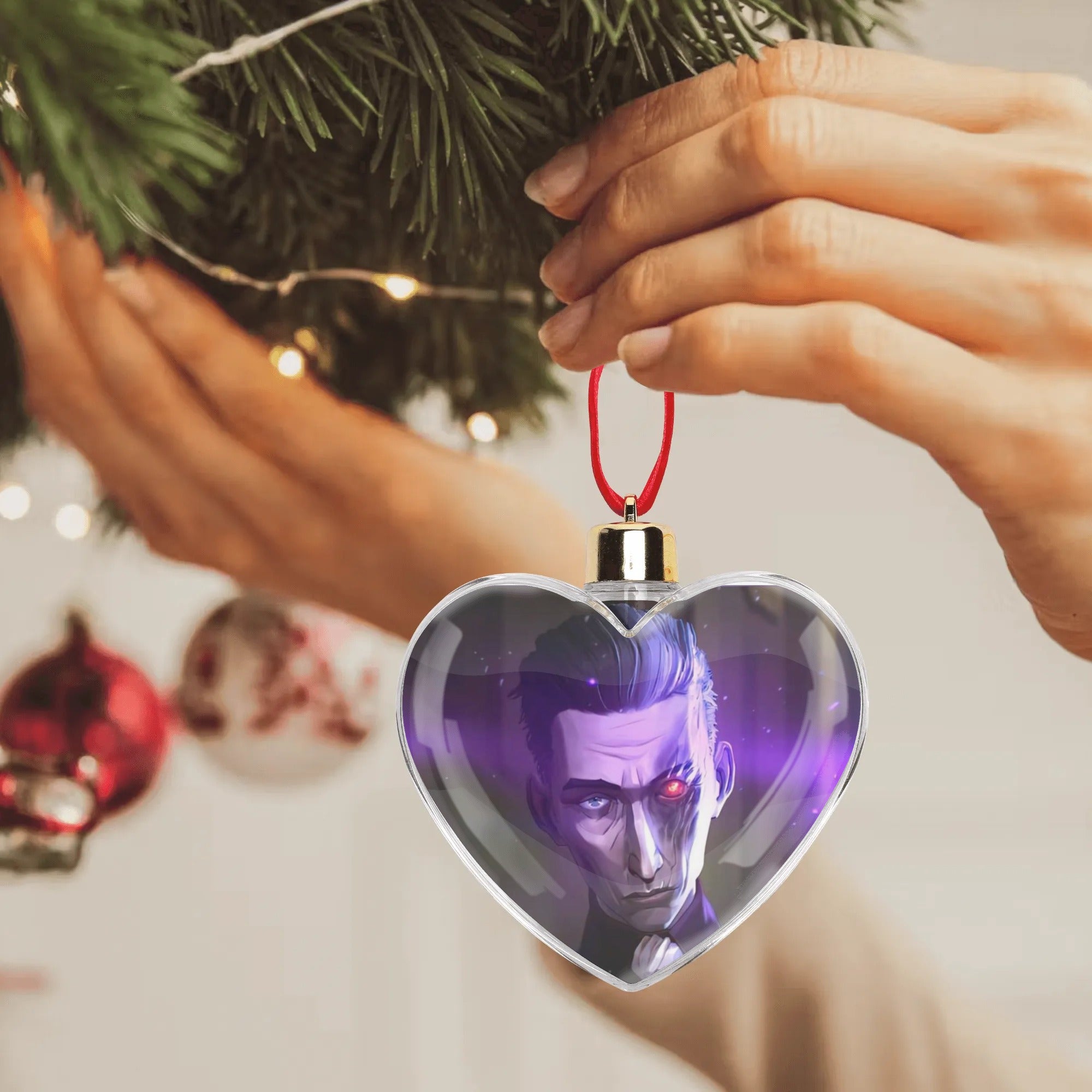 Silco The Man Who Conquered Zaun, Arcane Christmas Ornament Tree Hanging Decorations