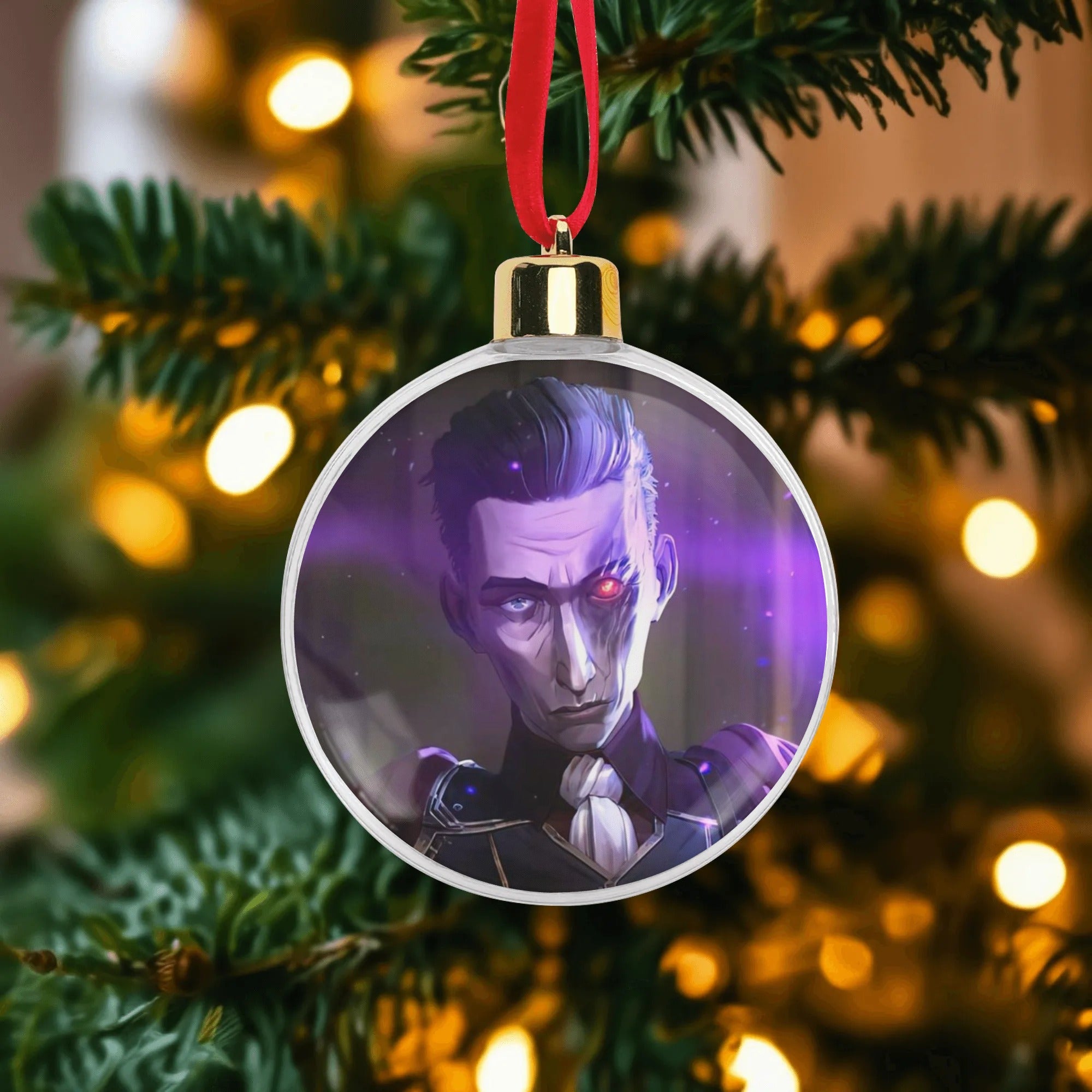 Silco The Man Who Conquered Zaun, Arcane Christmas Ornament Tree Hanging Decorations
