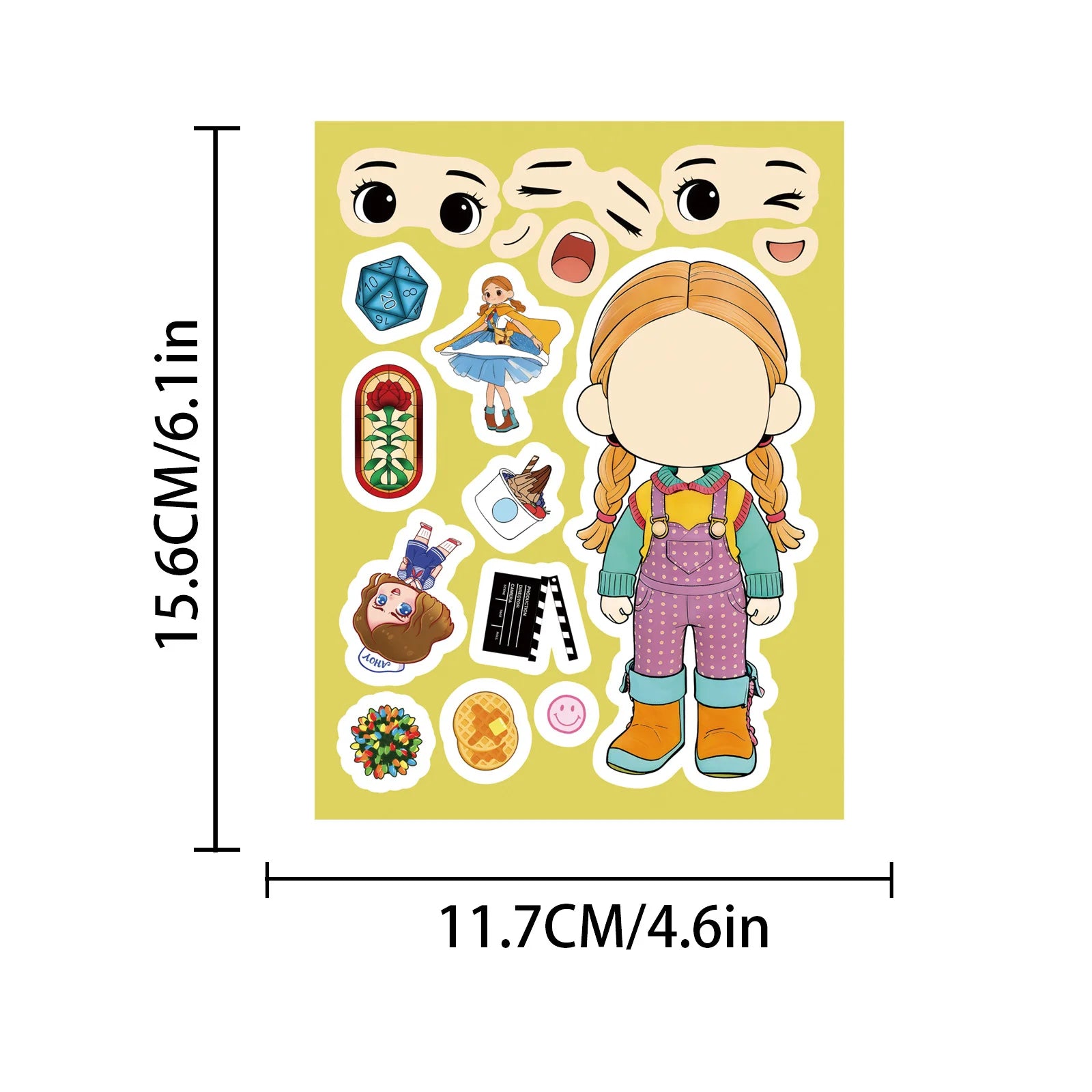 Stranger Things DIY Character Sticker Puzzles - Stranger Things Characters Stickers