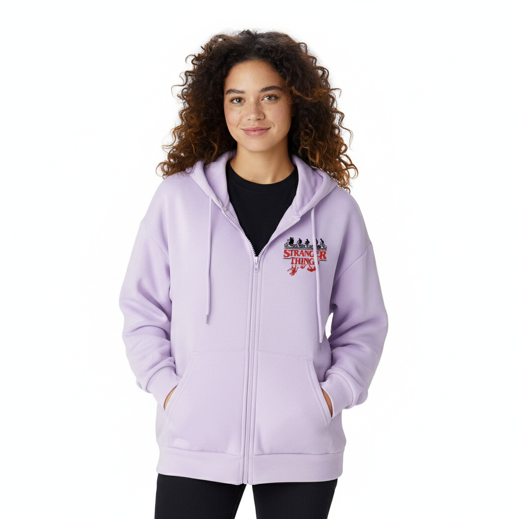 Stranger Things The Upside Down Unisex Zipper Hoodie
