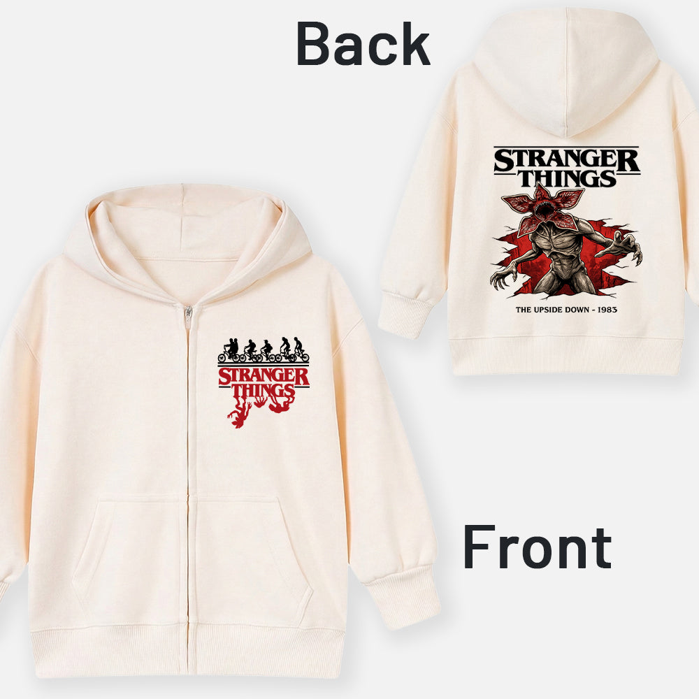 Stranger Things The Upside Down 1983 Inspired Kids Hoodie Family Matching