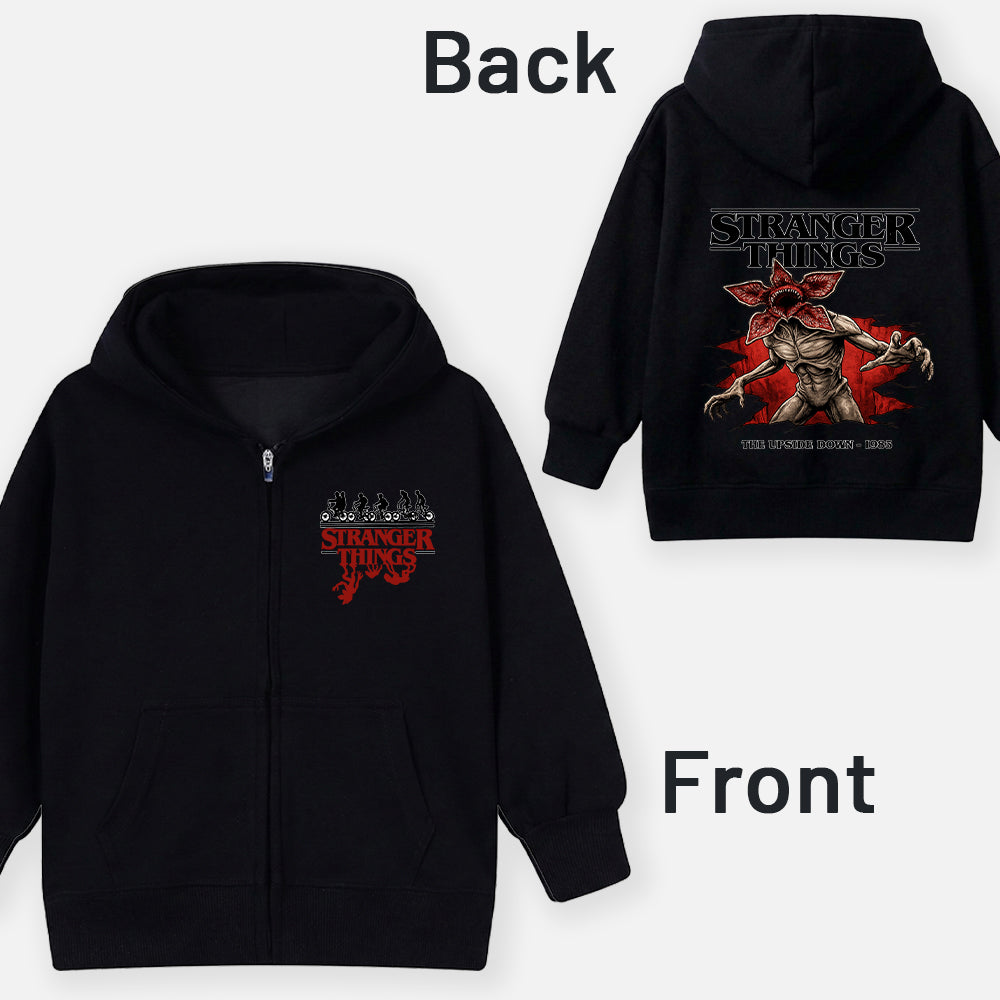 Stranger Things The Upside Down 1983 Inspired Kids Hoodie Family Matching