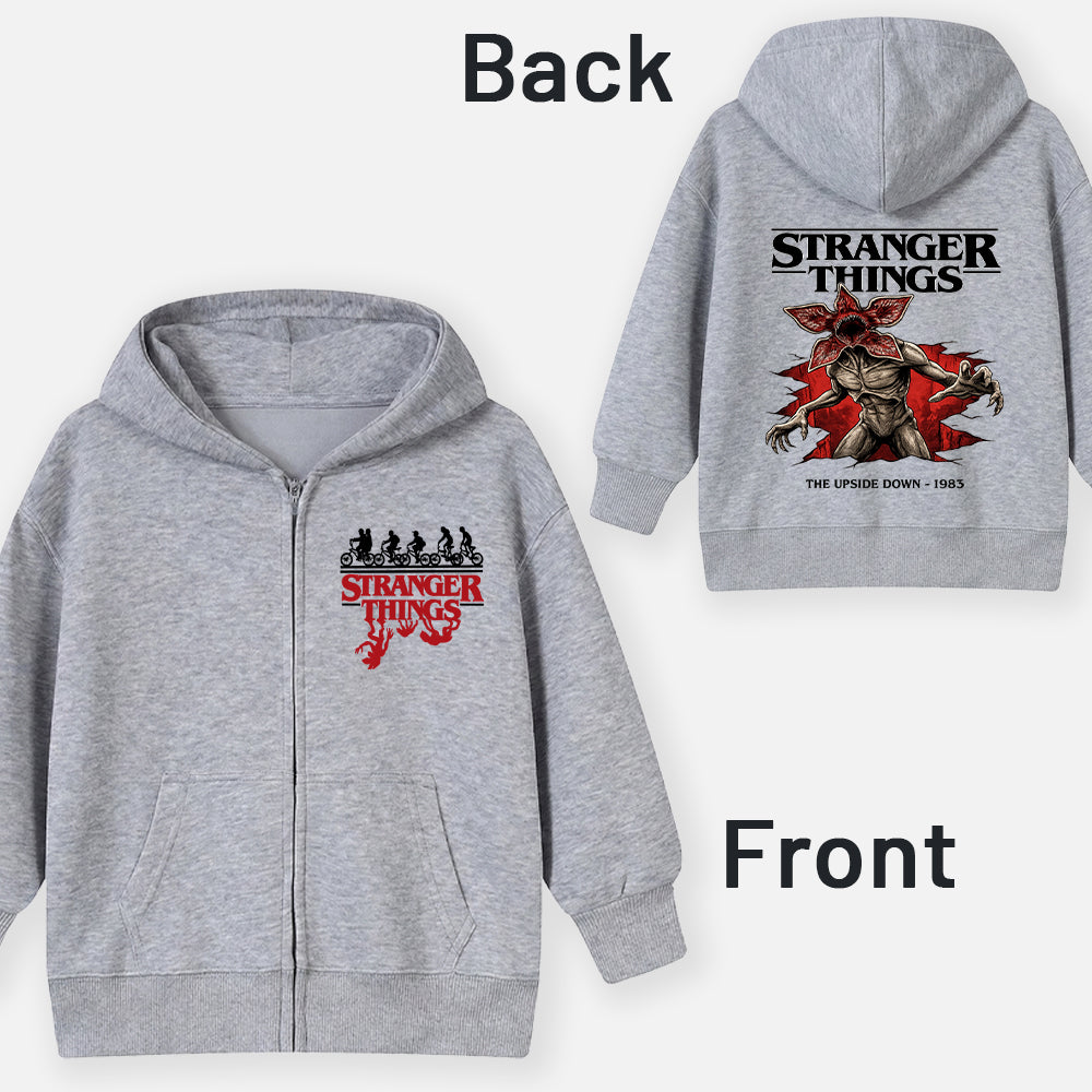 Stranger Things The Upside Down 1983 Inspired Kids Hoodie Family Matching