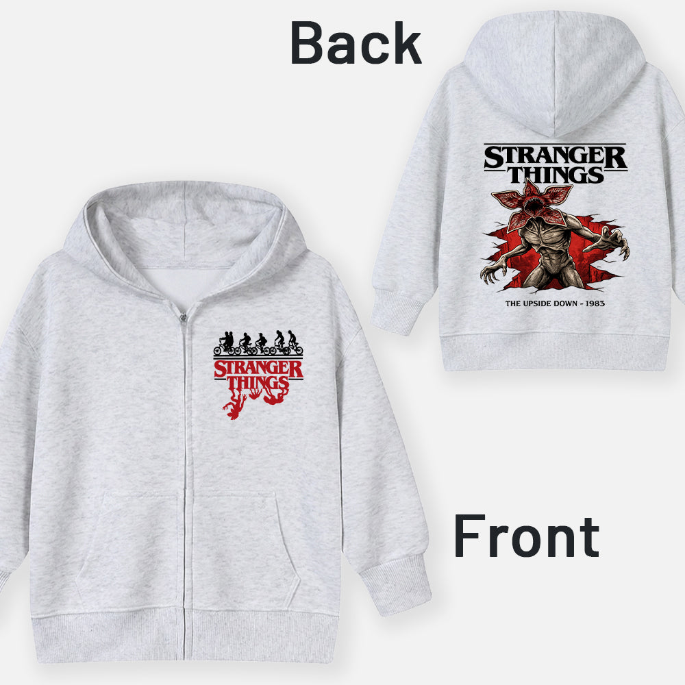 Stranger Things The Upside Down 1983 Inspired Kids Hoodie Family Matching