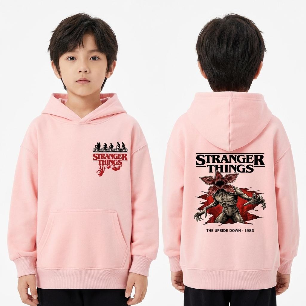 Stranger Things The Upside Down 1983 Inspired Kids Hoodie Family Matching