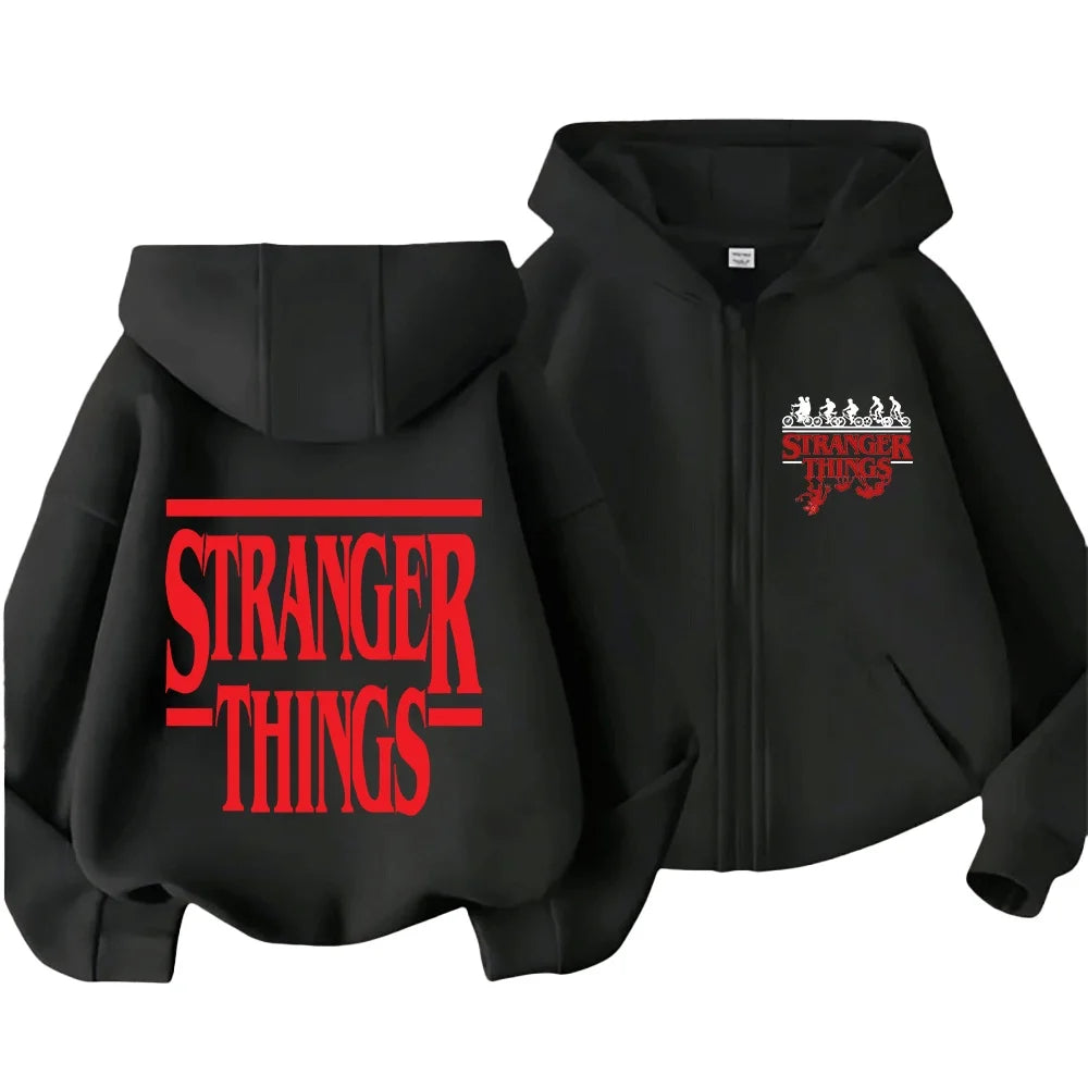 Stranger Things The Upside Down Unisex Zipper Hoodie