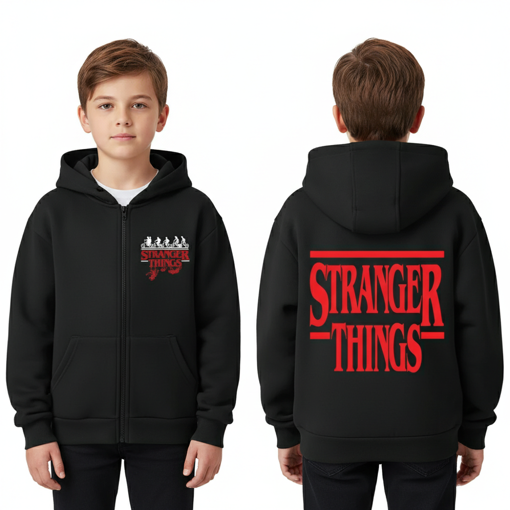 Stranger Things The Upside Down Unisex Zipper Hoodie