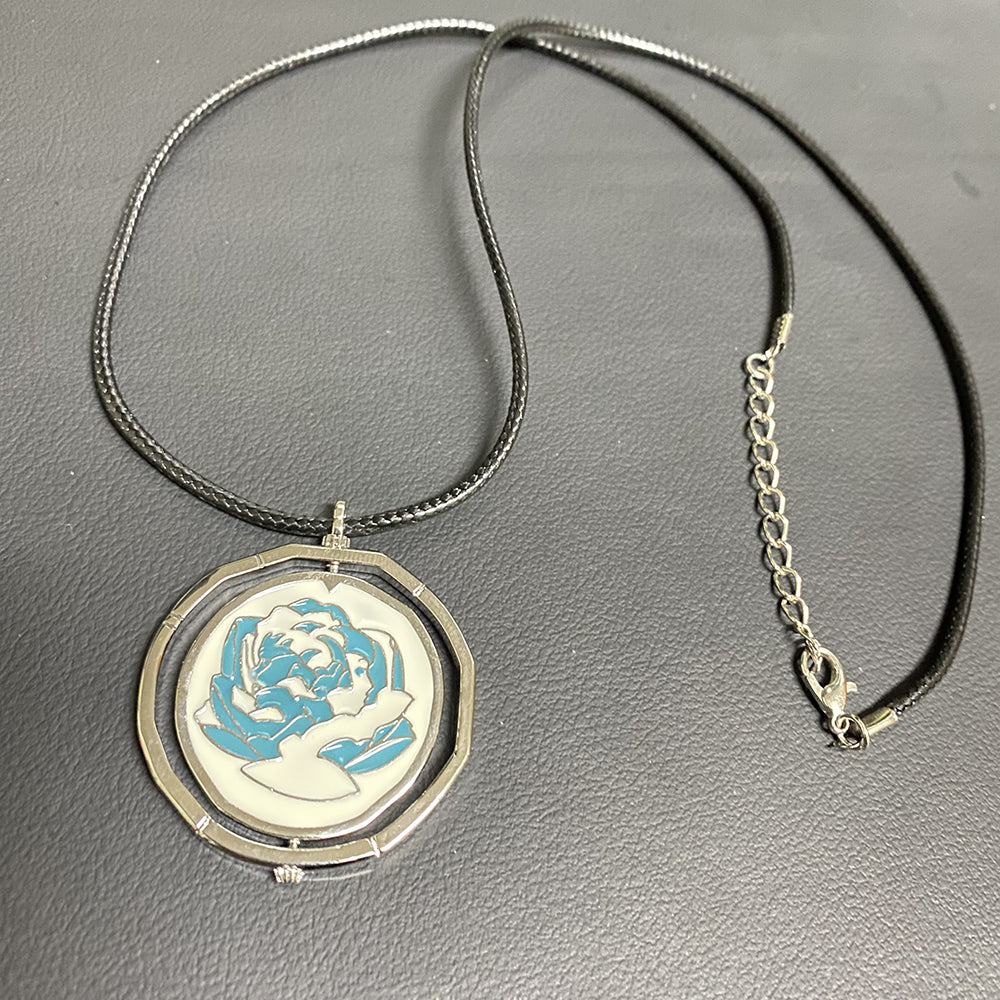 Arcane Blue Rose Necklace - Jinx and Ekko Necklace
