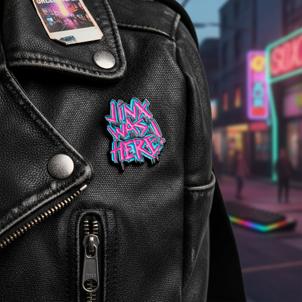 Jinx Enamel Pin Set – Arcane-Inspired Brooch