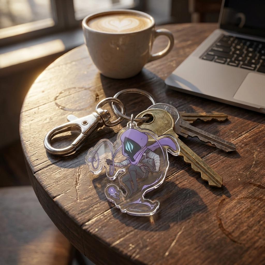 VALORANT Cute Agents Keychain Acrylic Model Plate