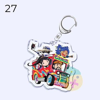 VALORANT Spray Keychains