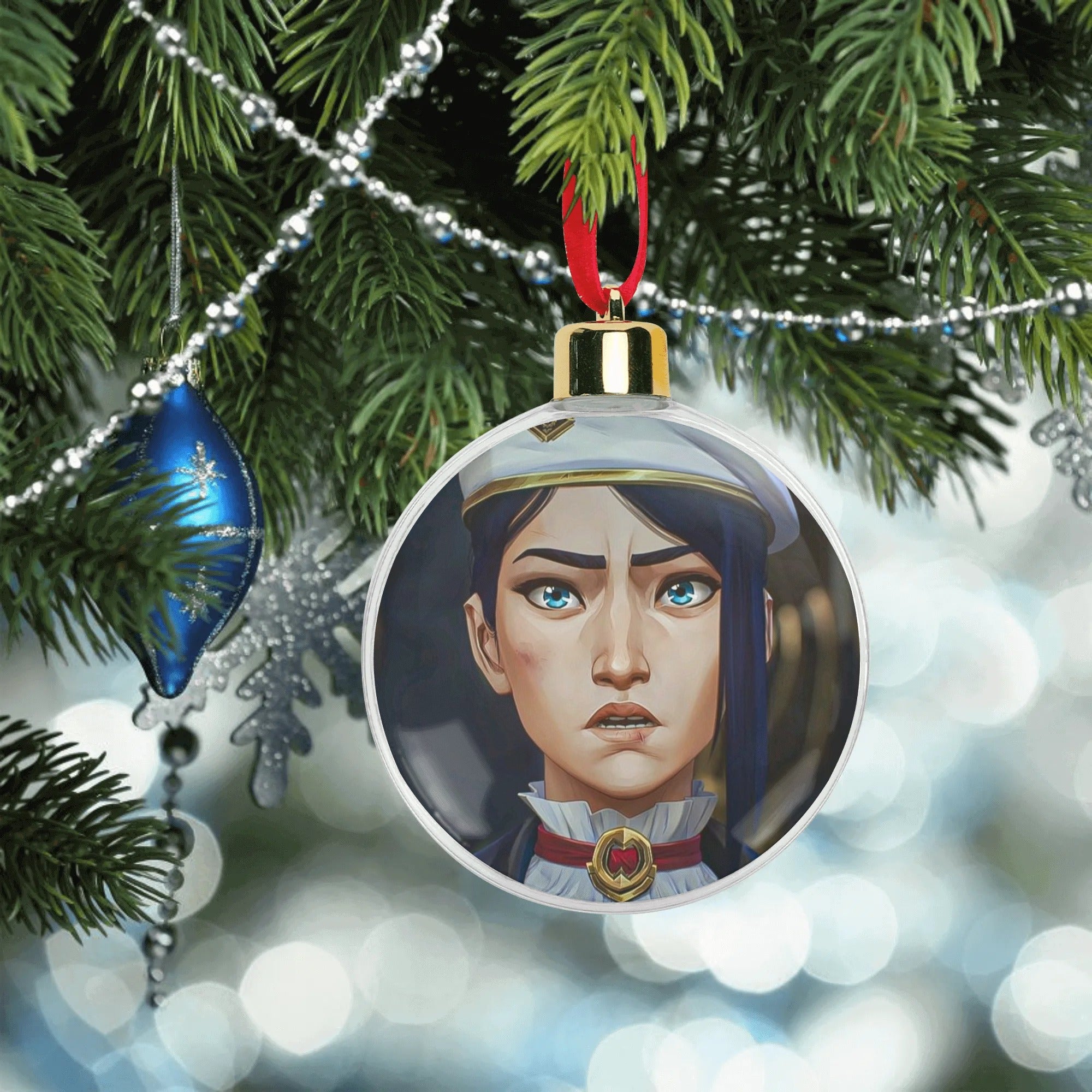 Arcane Caitlyn Kiramman Christmas Ornament Tree Hanging Decorations