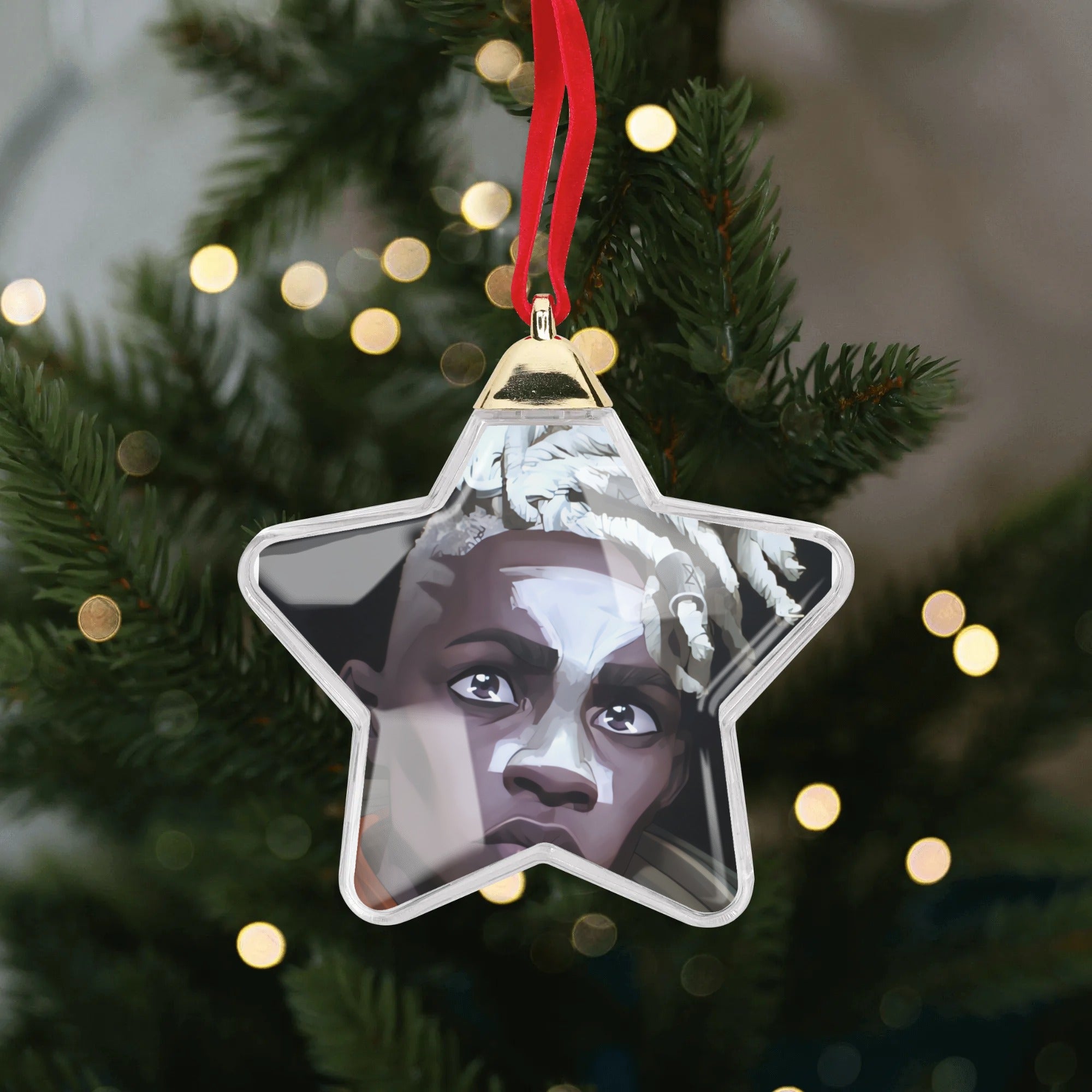Arcane Firelight Leader Ekko Christmas Ornament Tree Hanging Decorations