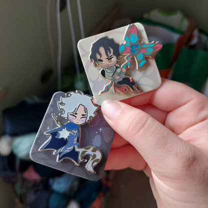 Arcane Jayce and Victor Enamel brooches Set - JAYVIK enamel pins
