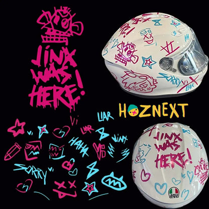Arcane Jinx Creative Sticker Pack Pink & Blue