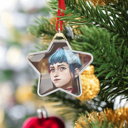 Arcane Powder/Jinx Transparent Christmas Ornament Tree Hanging Decorations