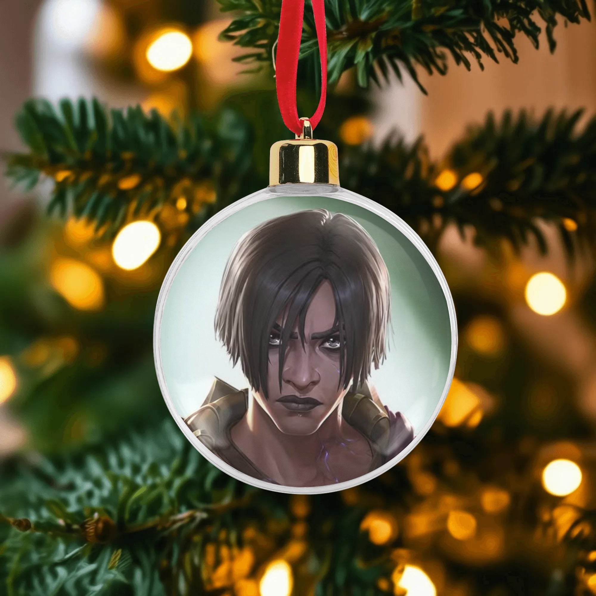 Arcane Sevika Christmas Ornament Tree Hanging Decorations