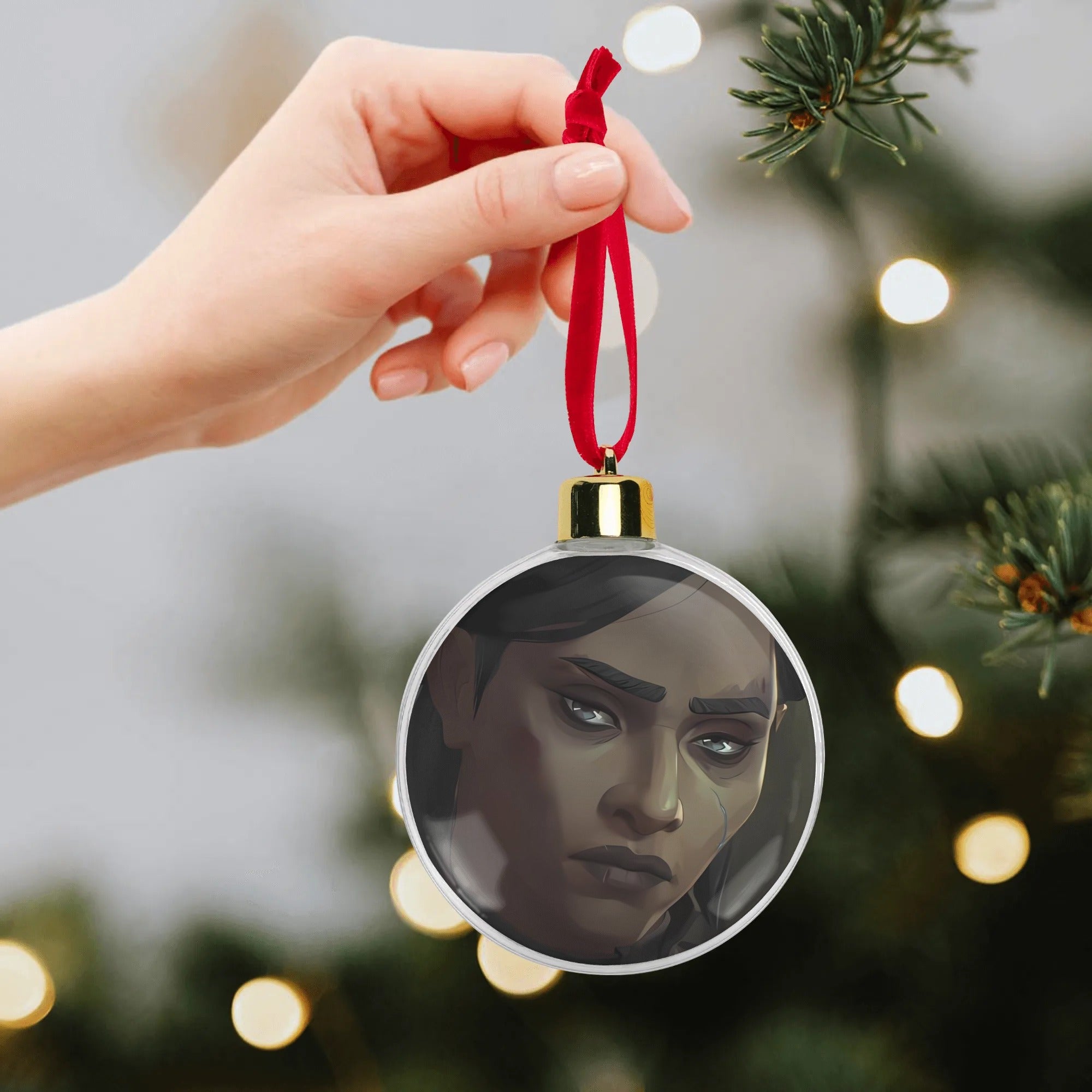 Arcane badass Sevika Christmas Ornament Tree Hanging Decorations