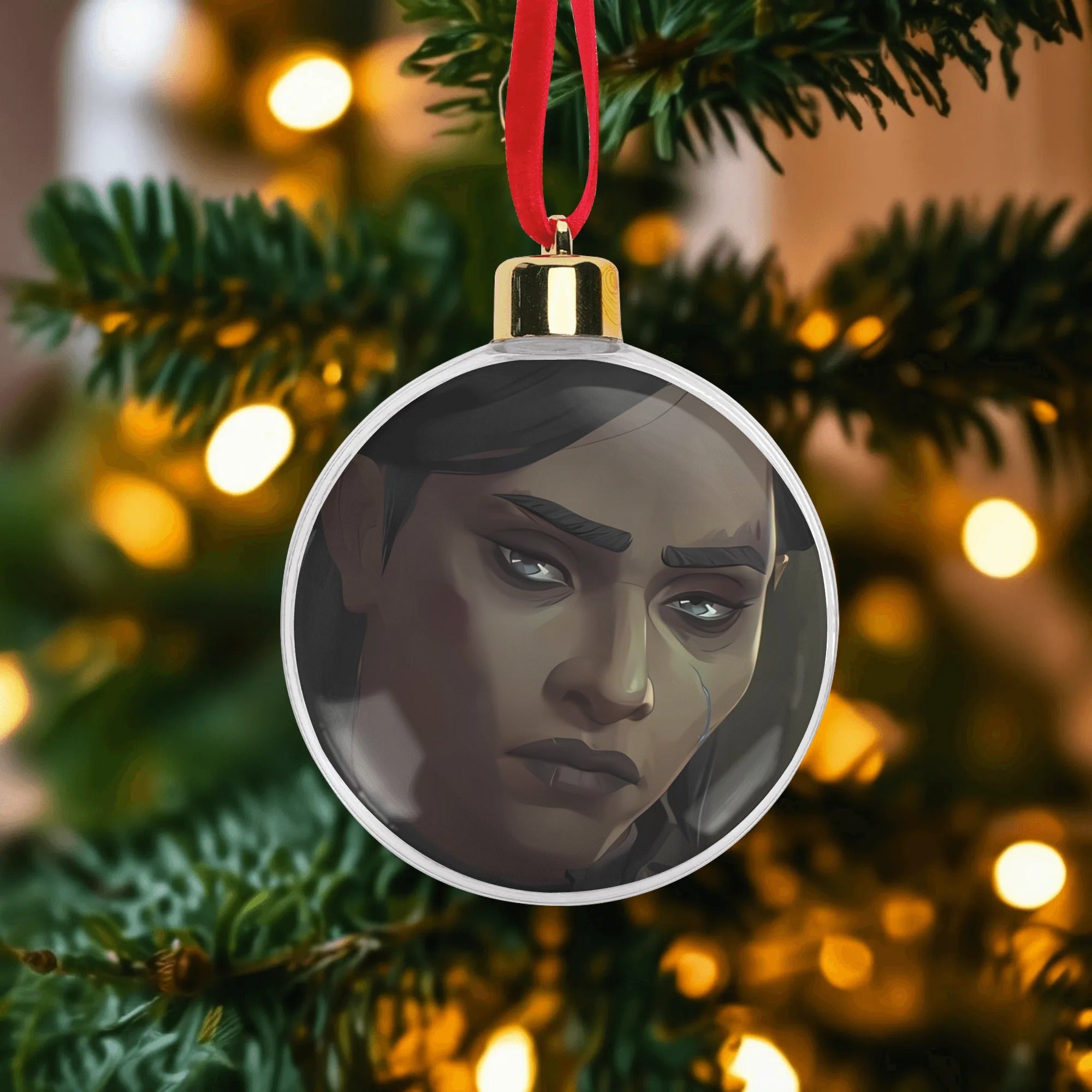 Arcane badass Sevika Christmas Ornament Tree Hanging Decorations