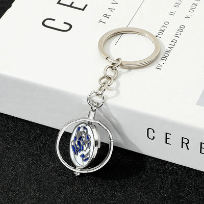 Arcane Blue Rose Necklace - Small Dark Blue Arcane Necklace