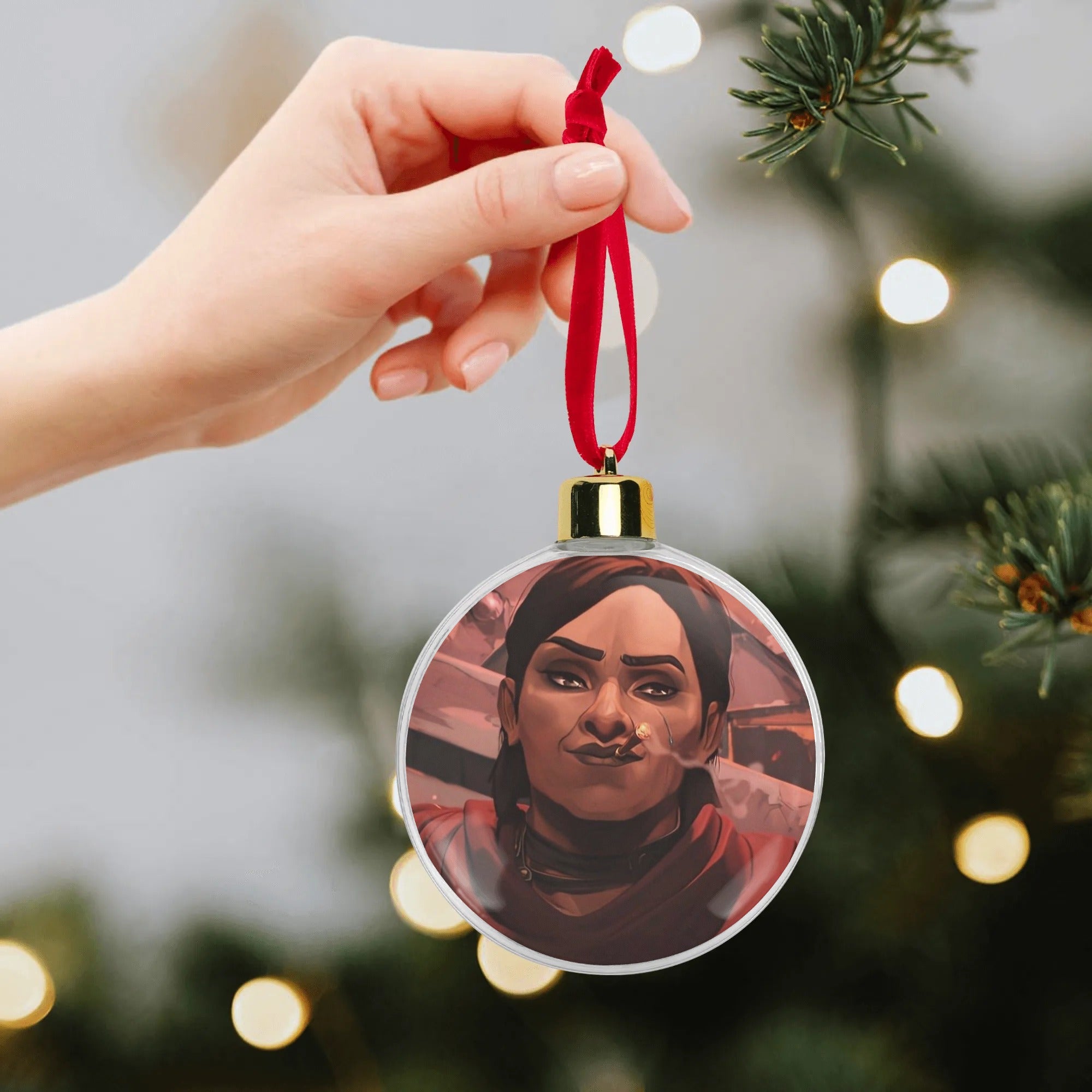 Arcane savage Sevika Christmas Ornament Tree Hanging Decorations