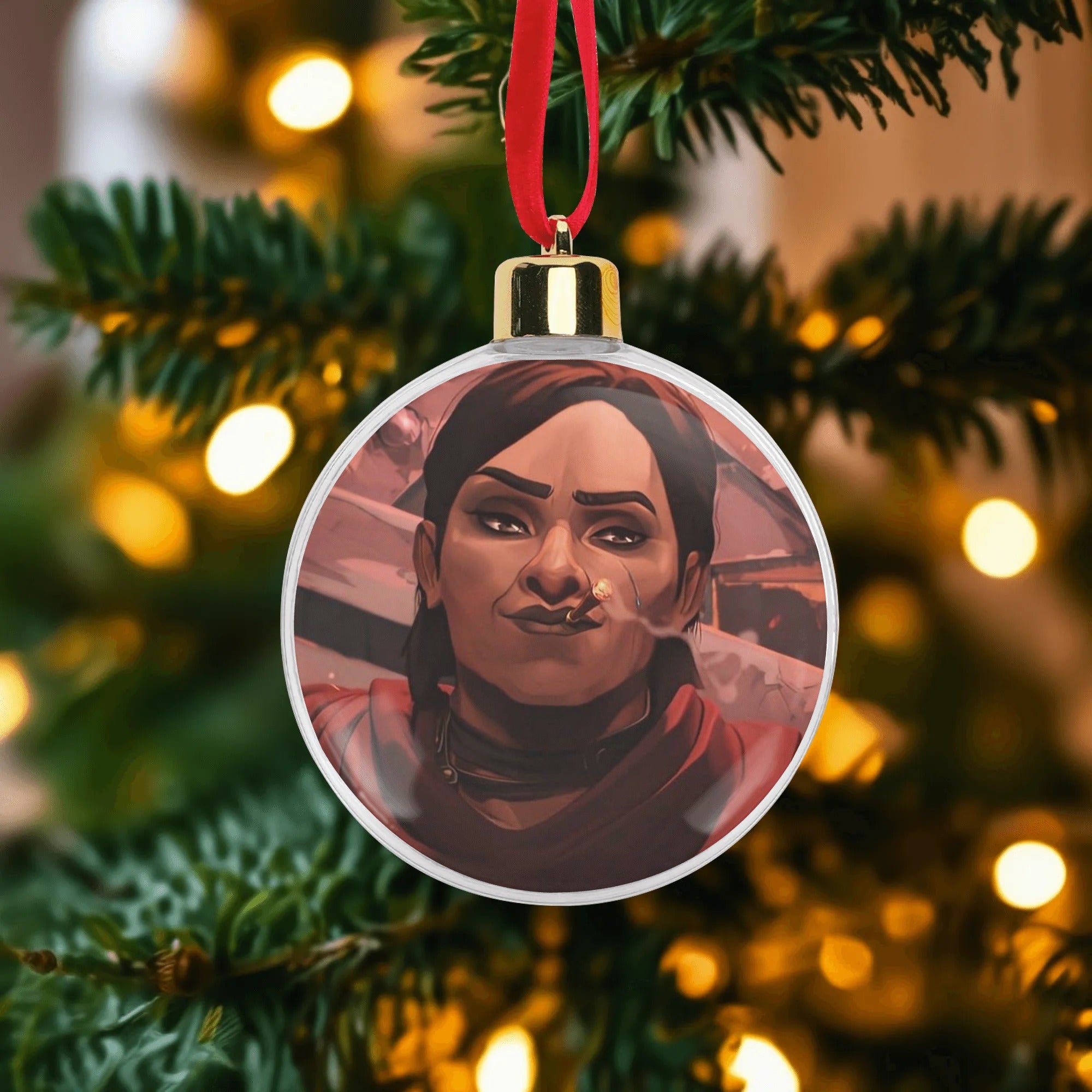 Arcane savage Sevika Christmas Ornament Tree Hanging Decorations