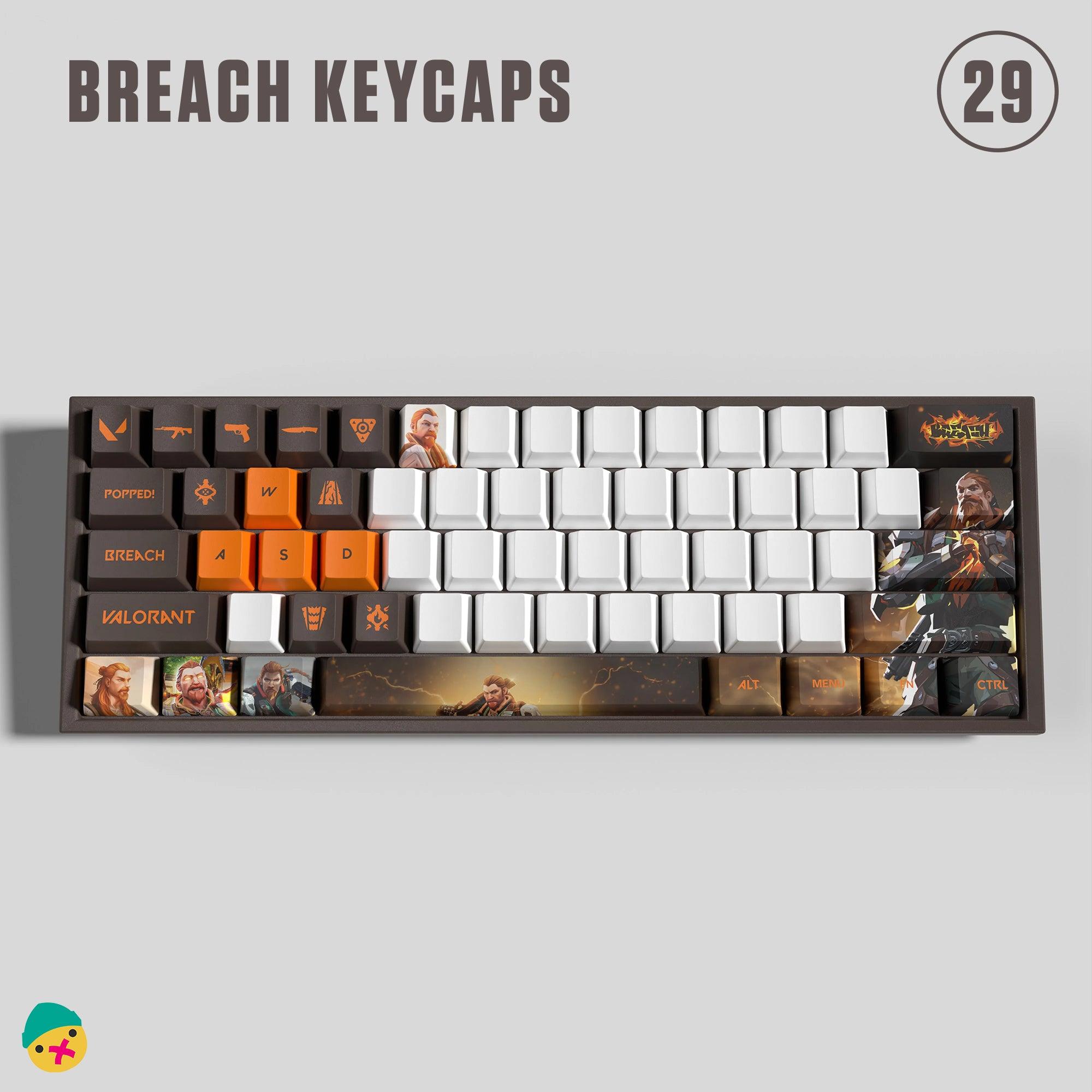 Breach Custom 29 Keycaps - HozNext