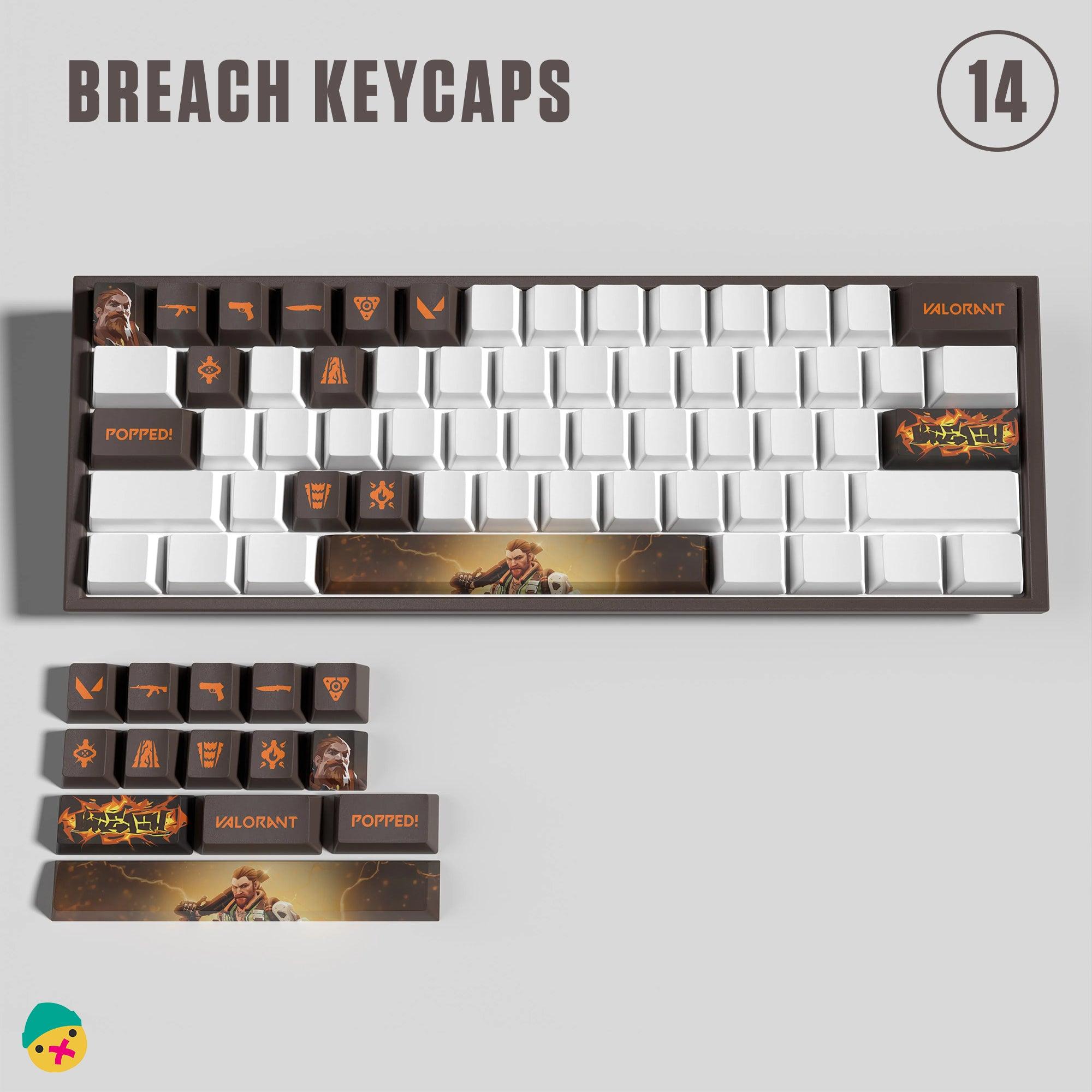 Breach Custom 29 Keycaps - HozNext