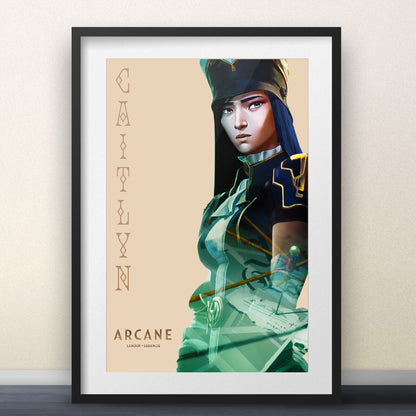 Arcane Custom Jinx, Vi, Caitlyn Posters