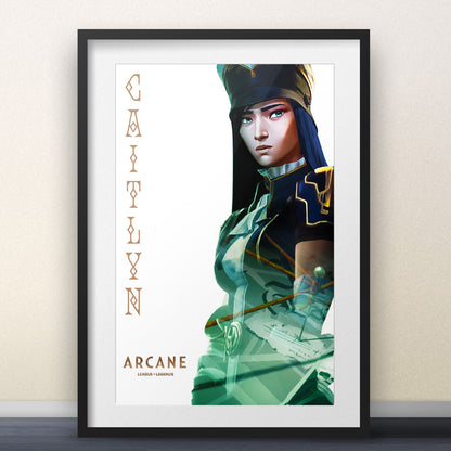 Arcane Custom Jinx, Vi, Caitlyn Posters