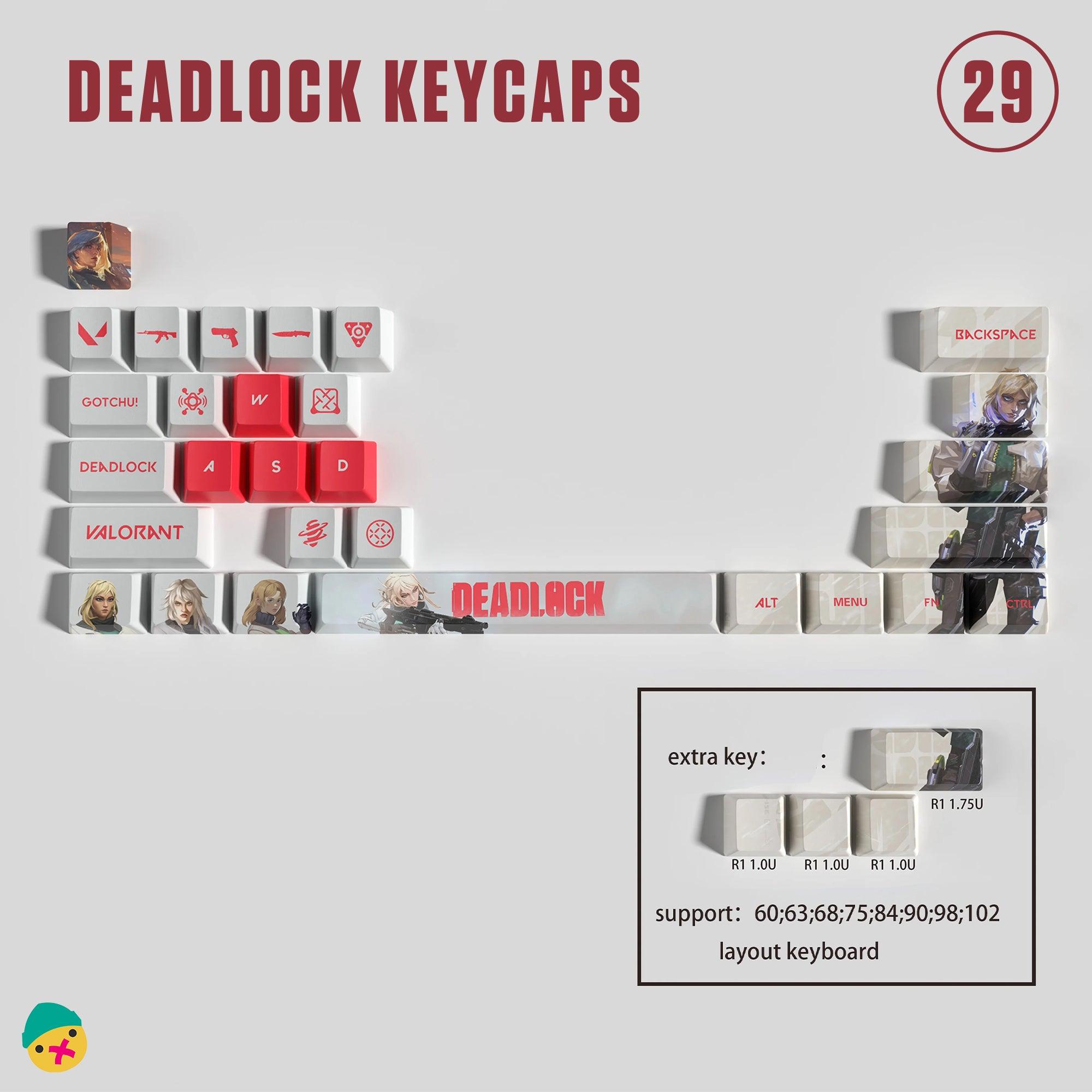 Deadlock Custom 29 Keycaps - HozNext