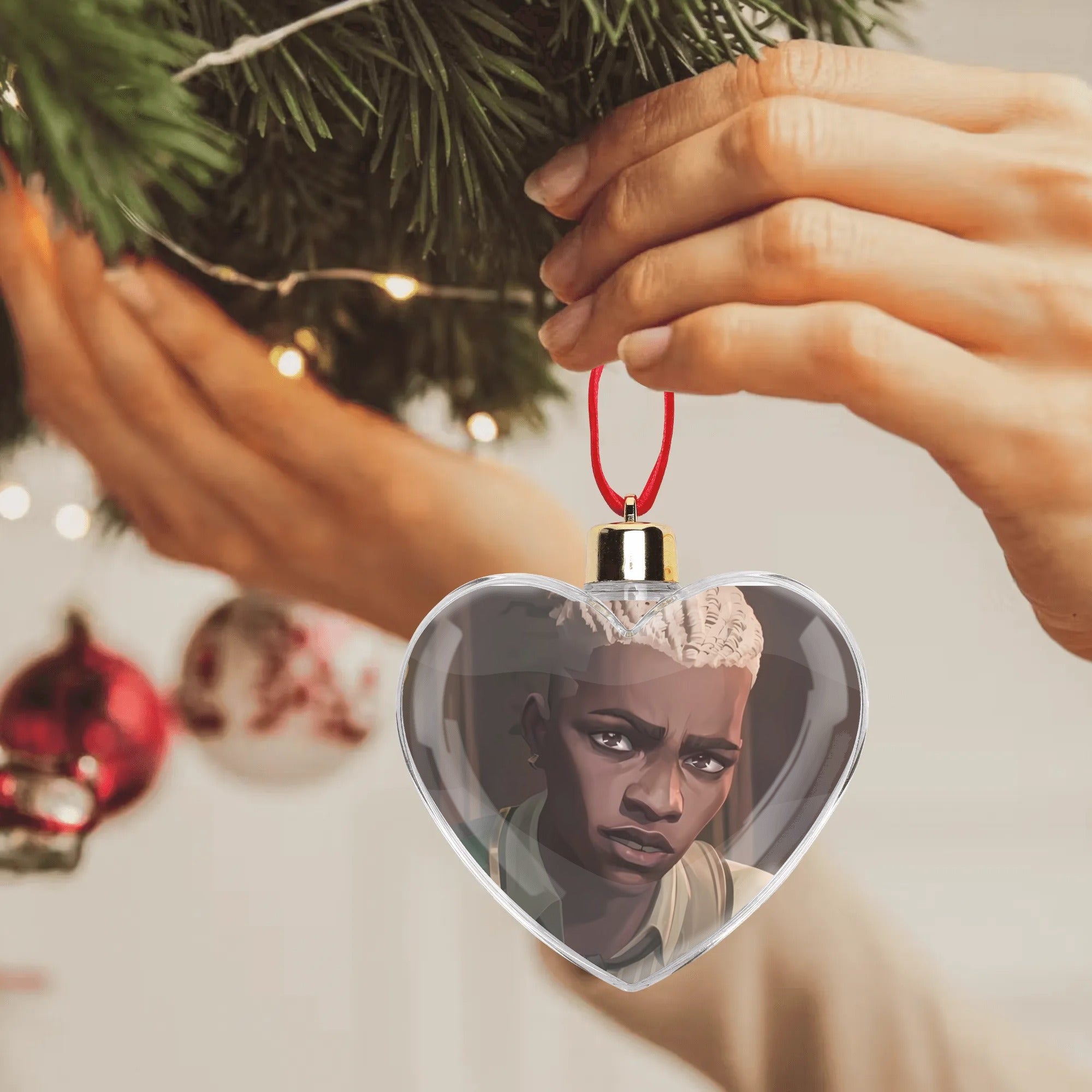 Ekko Arcane Universe Christmas Ornament Tree Hanging Decorations