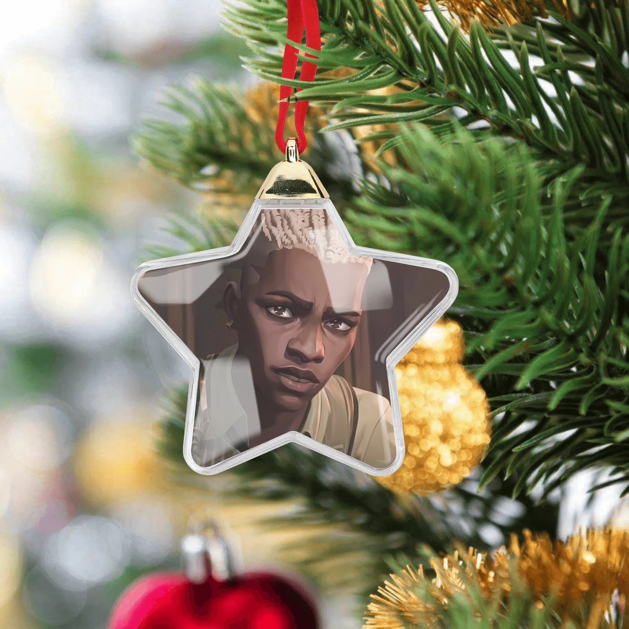 Ekko Arcane Universe Christmas Ornament Tree Hanging Decorations
