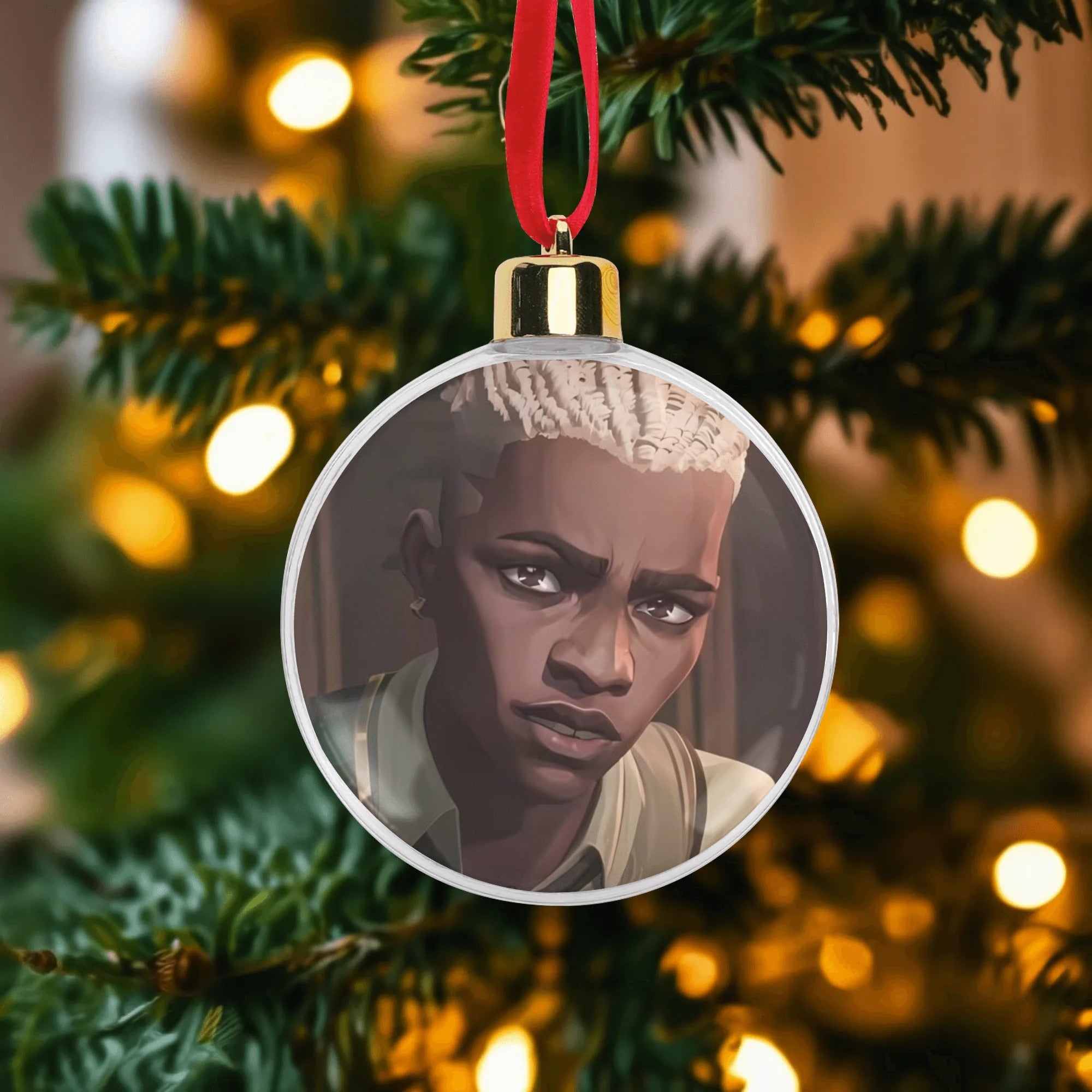 Ekko Arcane Universe Christmas Ornament Tree Hanging Decorations