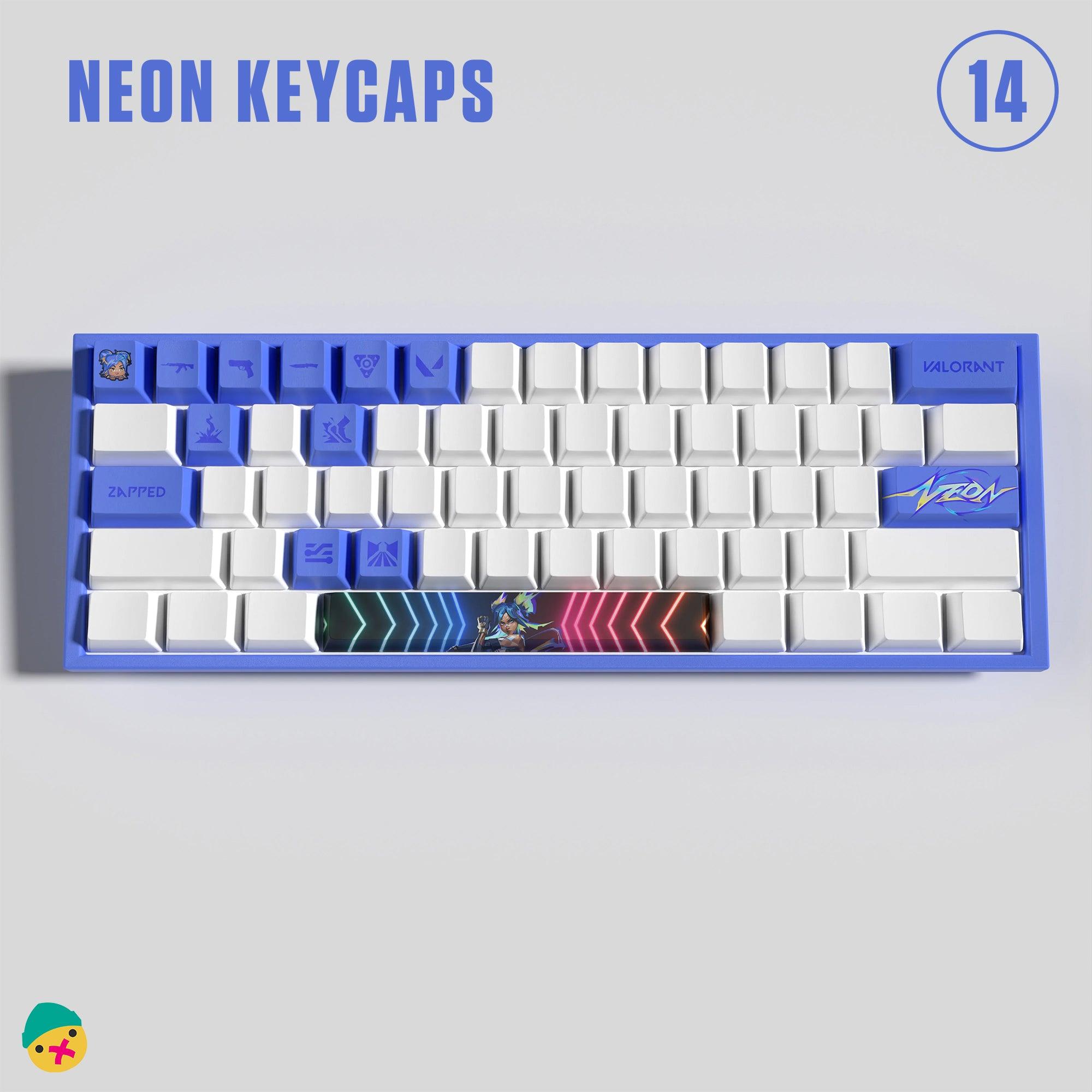 Neon Custom 29 Keycaps - HozNext