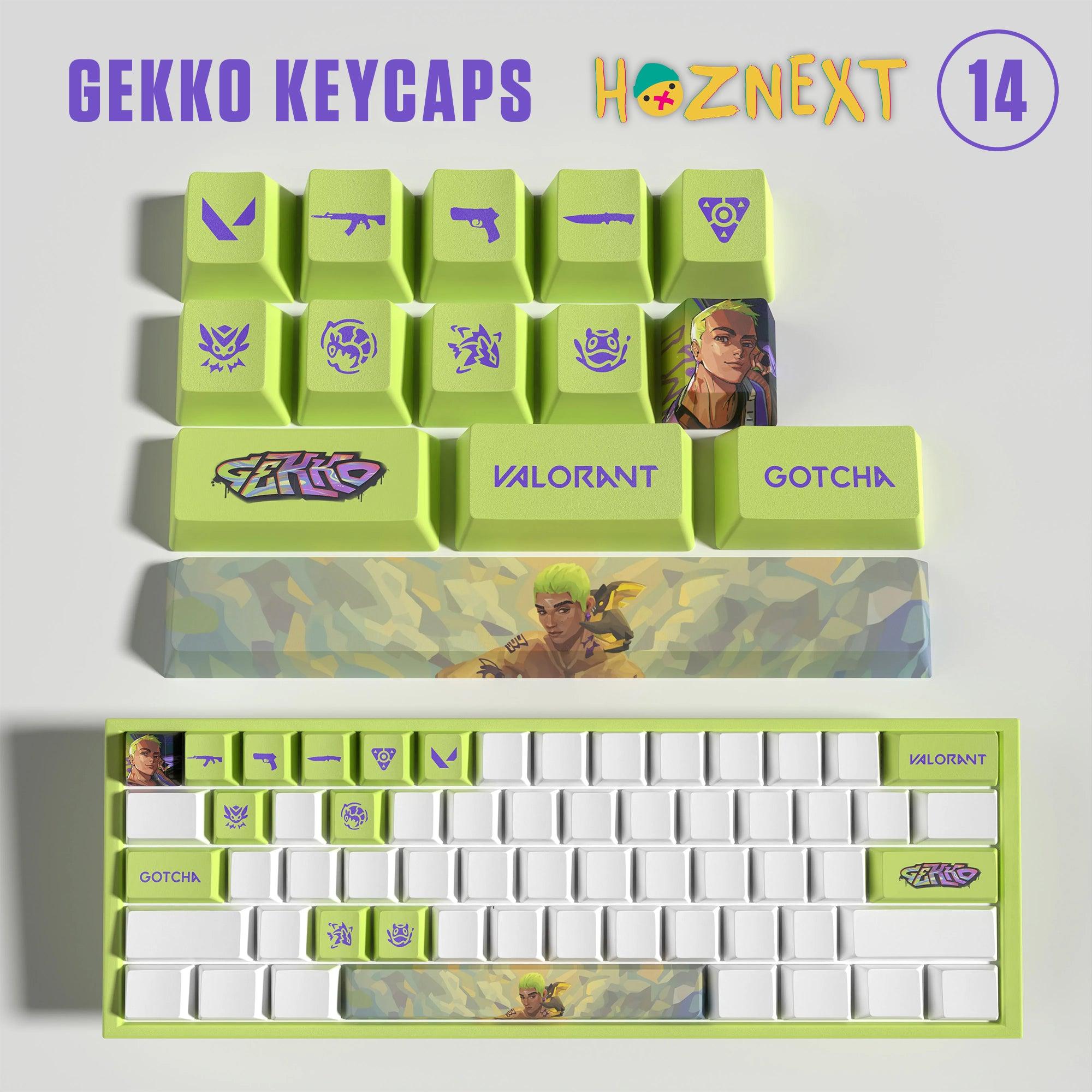 Gekko Custom 29 Keycaps - HozNext